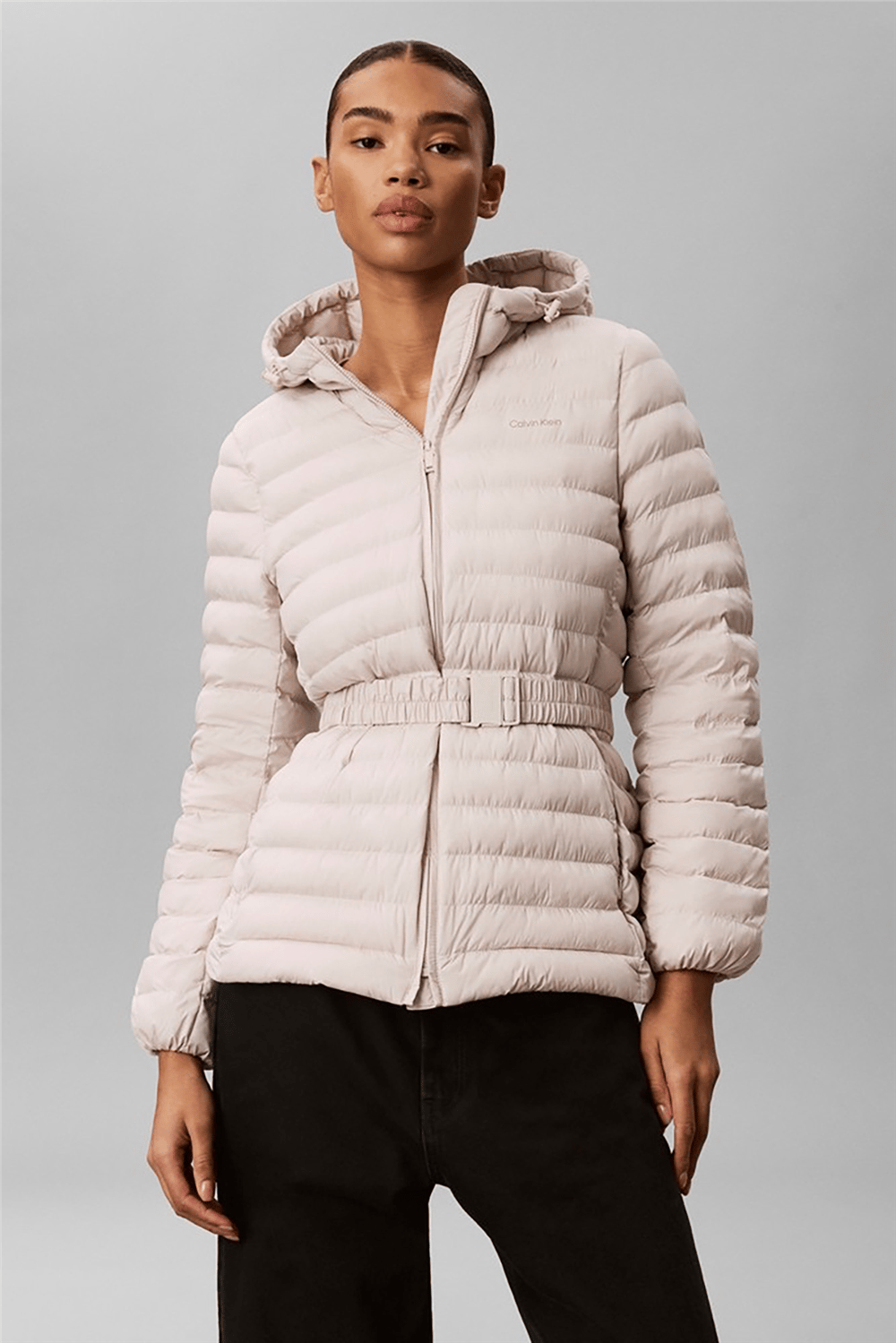 Calvin Klein Ulw Belted Puffer Jacket Kadın Şişme Mont
