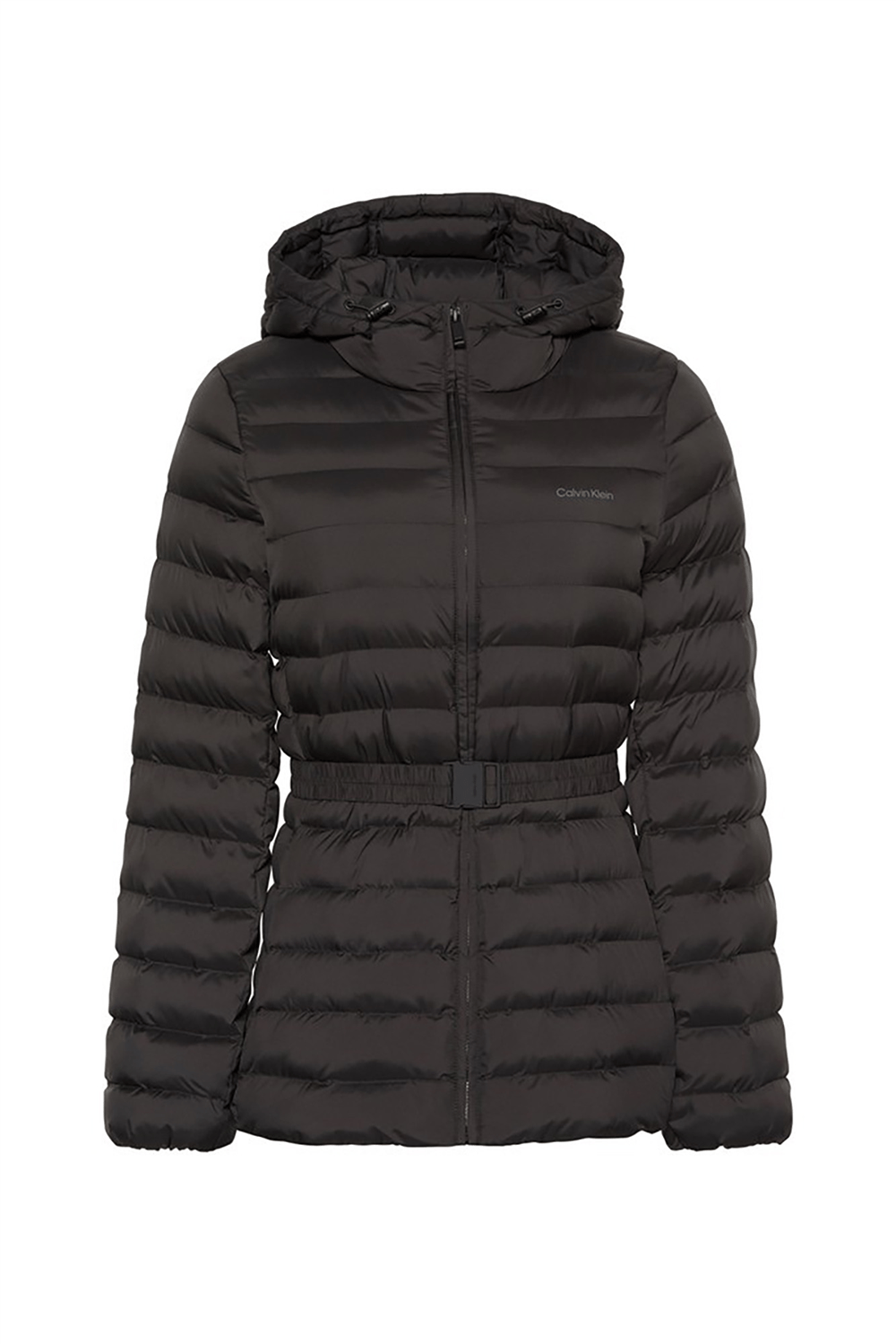 Calvin Klein Ulw Belted Puffer Jacket Kadın Şişme Mont Siyah