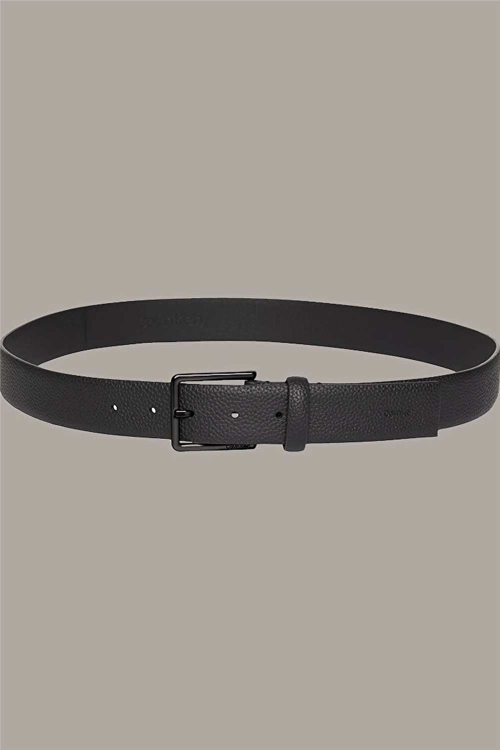Calvin Klein Warmth Buckle Pebble 35Mm Fixed Erkek Kemer Siyah