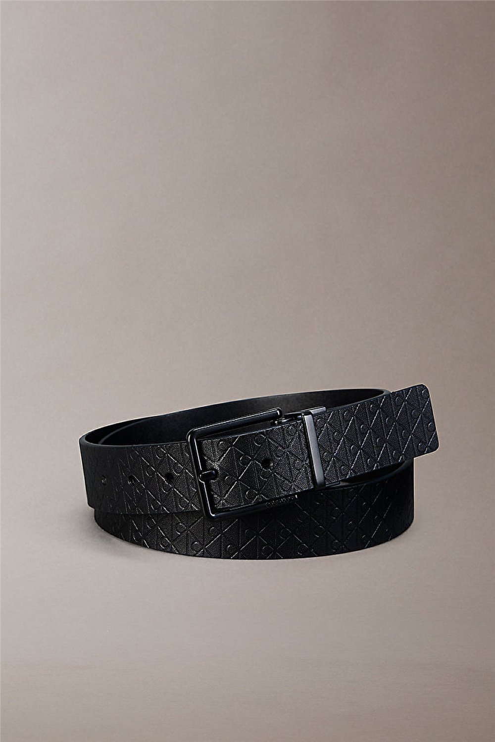 Calvin Klein Warmth Buckle Smooth 35Mm Adj/Re Erkek Kemer Siyah