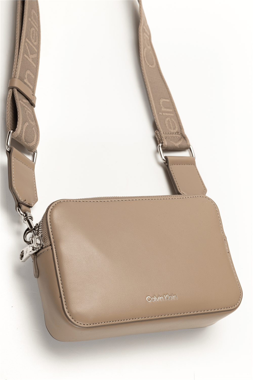 Calvin Klein Webbing Double Strap Camera Bag Kadın Mini Omuz Çantası