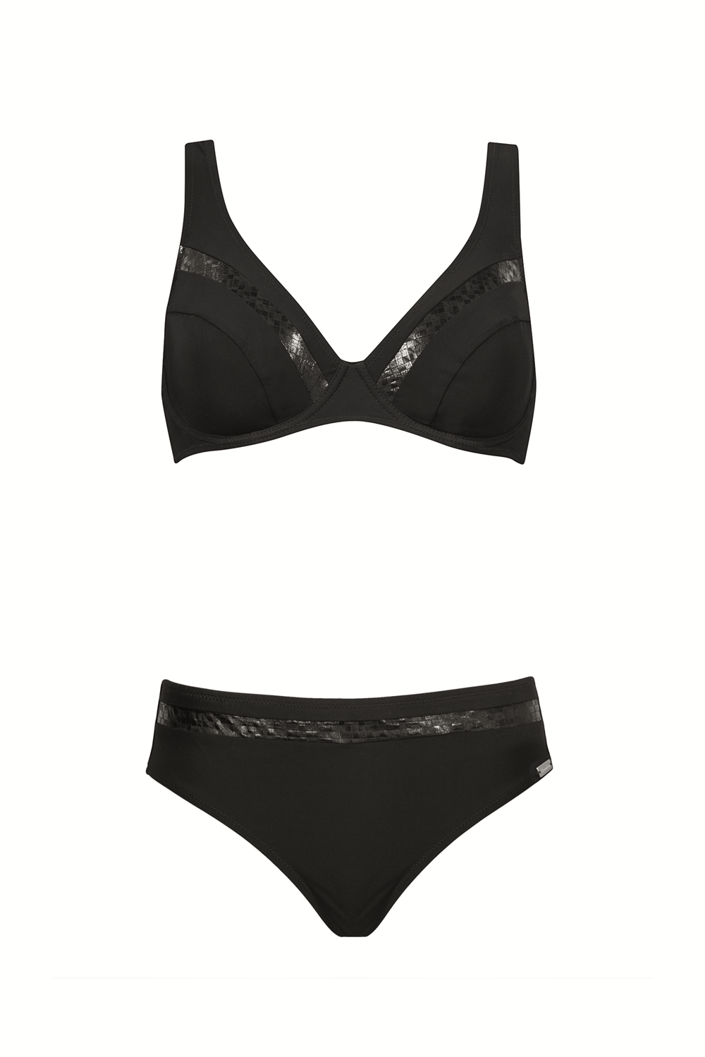 Charmline G-Charmline Sculpted Black Kadın Bikini Takımı