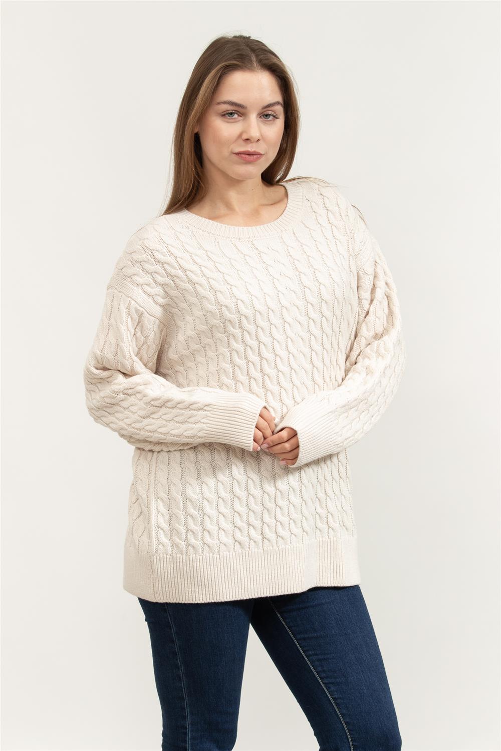 DKNY Cozy Cable Kadın Triko