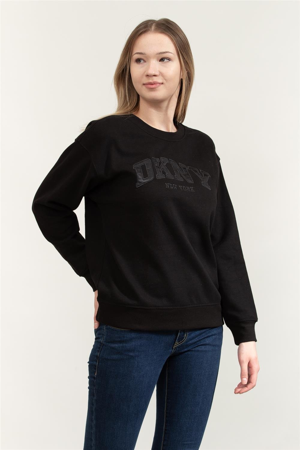DKNY Kadın Bisiklet Yaka Sweatshirt