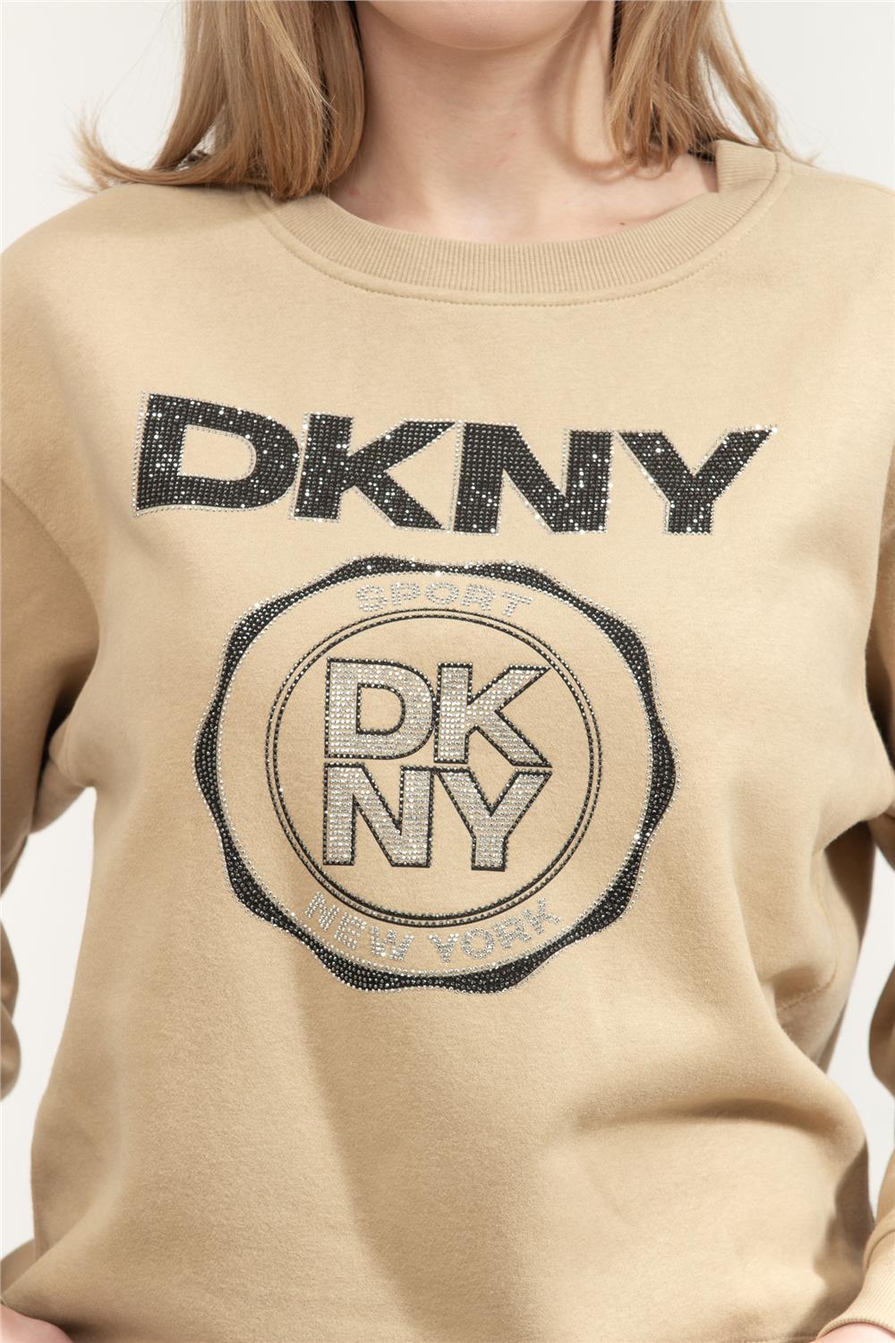 DKNY Kadın Bisiklet Yaka Sweatshirt