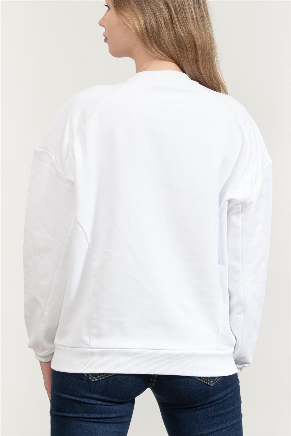 DKNY Kadın Bisiklet Yaka Sweatshirt