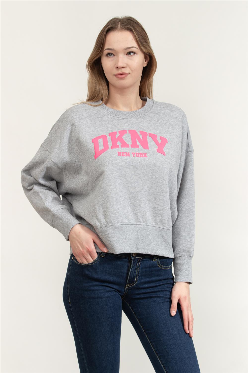 DKNY Kadın Bisiklet Yaka Sweatshirt