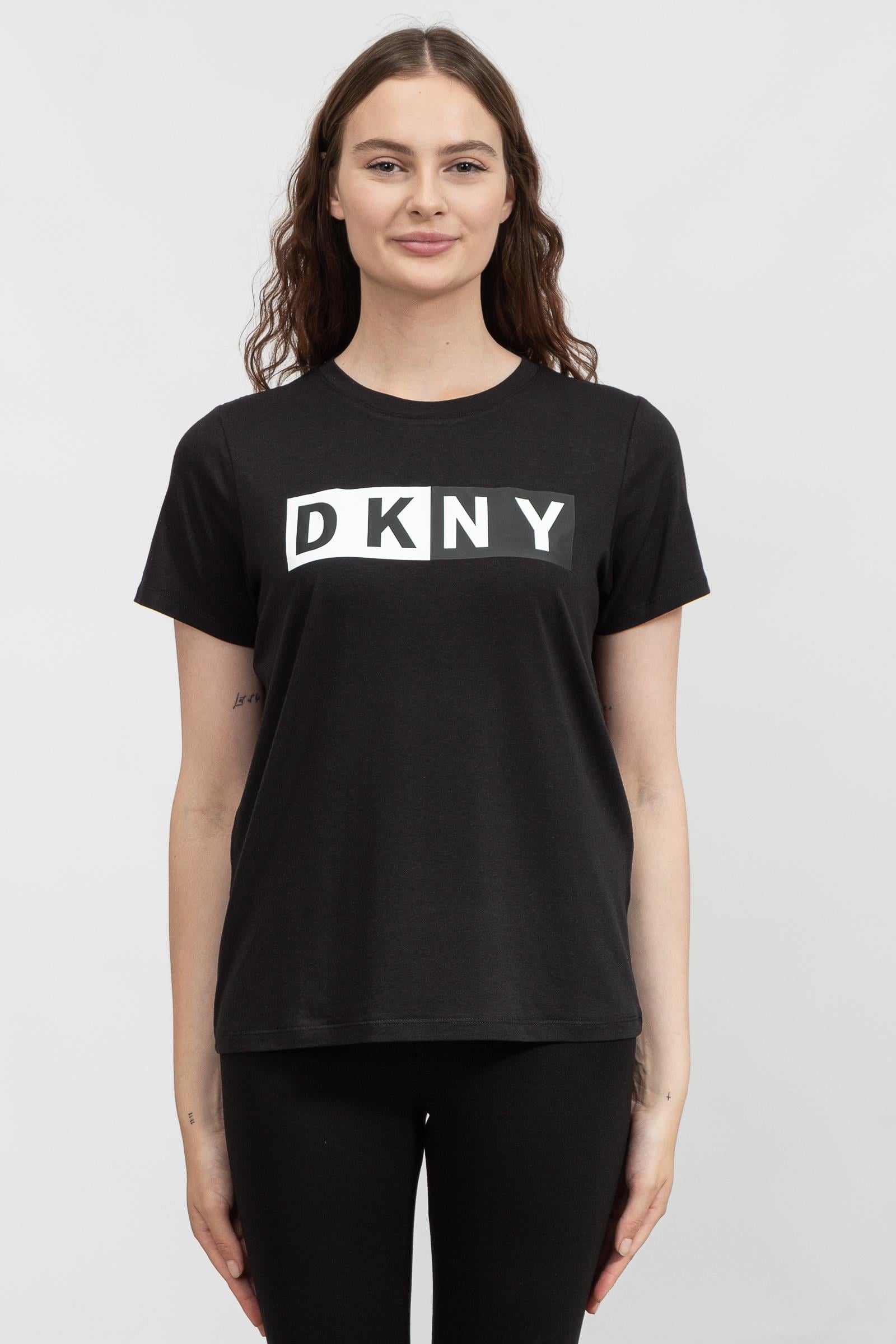 DKNY Kadın Bisiklet Yaka T-Shirt