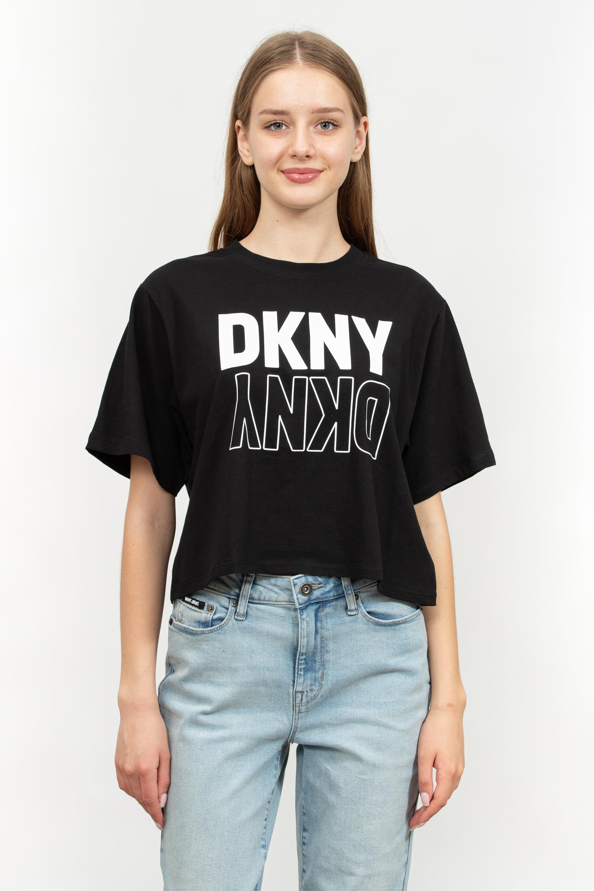 DKNY Kadın Bisiklet Yaka T-Shirt