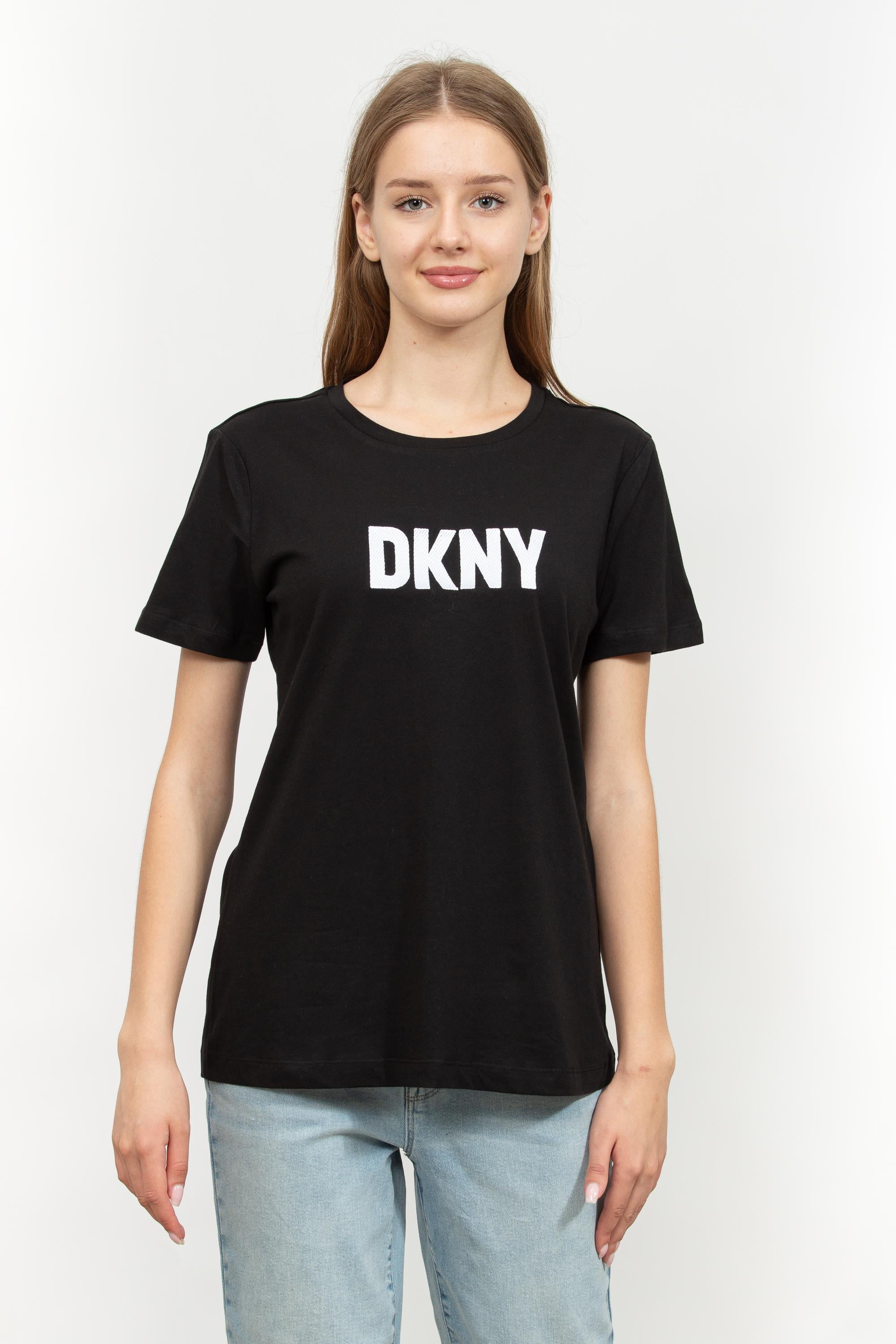 DKNY Kadın Bisiklet Yaka T-Shirt