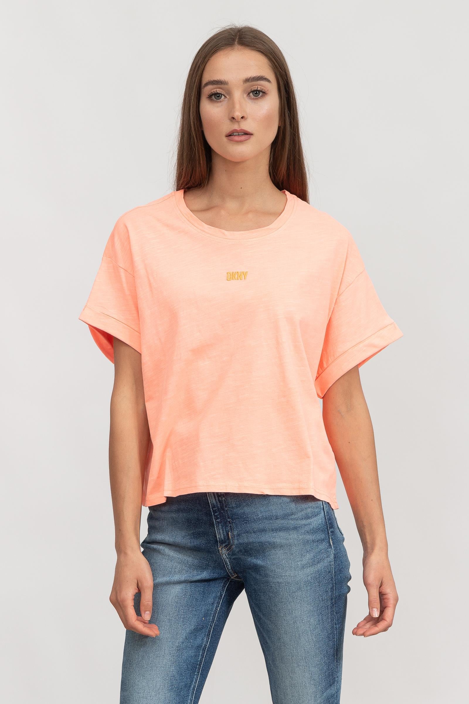 DKNY Kadın Bisiklet Yaka T-Shirt