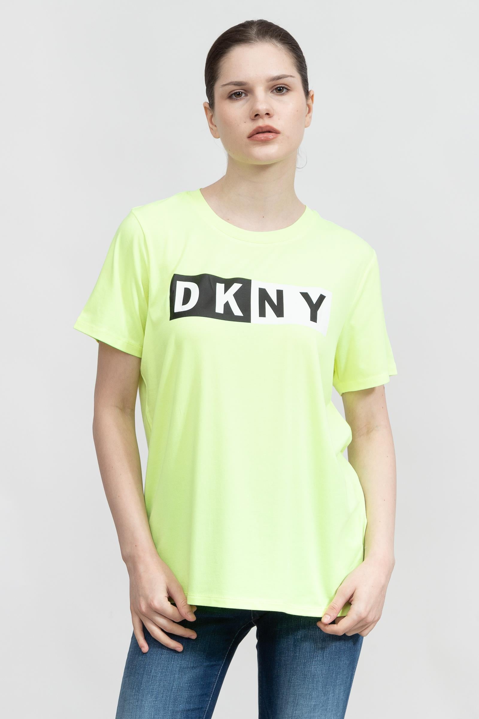 DKNY Kadın Bisiklet Yaka T-Shirt