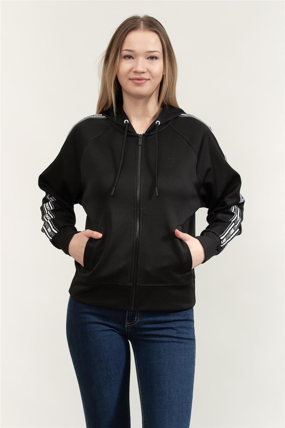 DKNY Logo Kadın Hırka