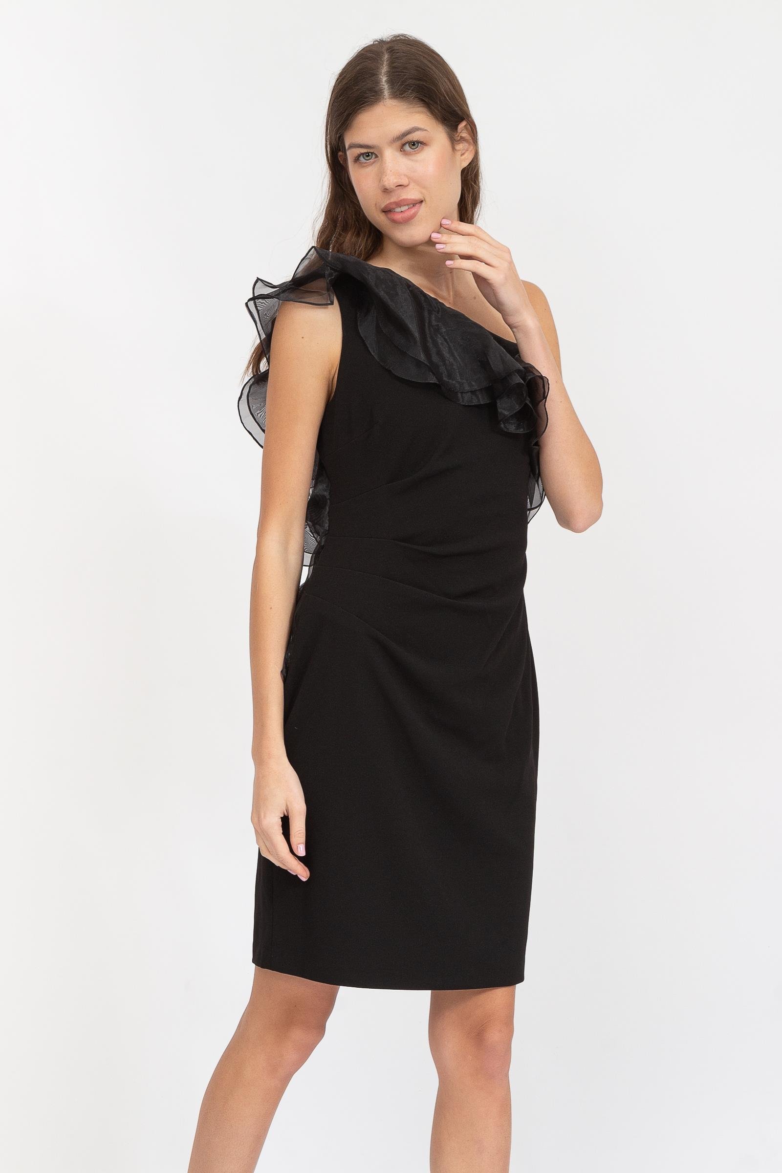 DKNY One Shoulder Double Kadın Elbise