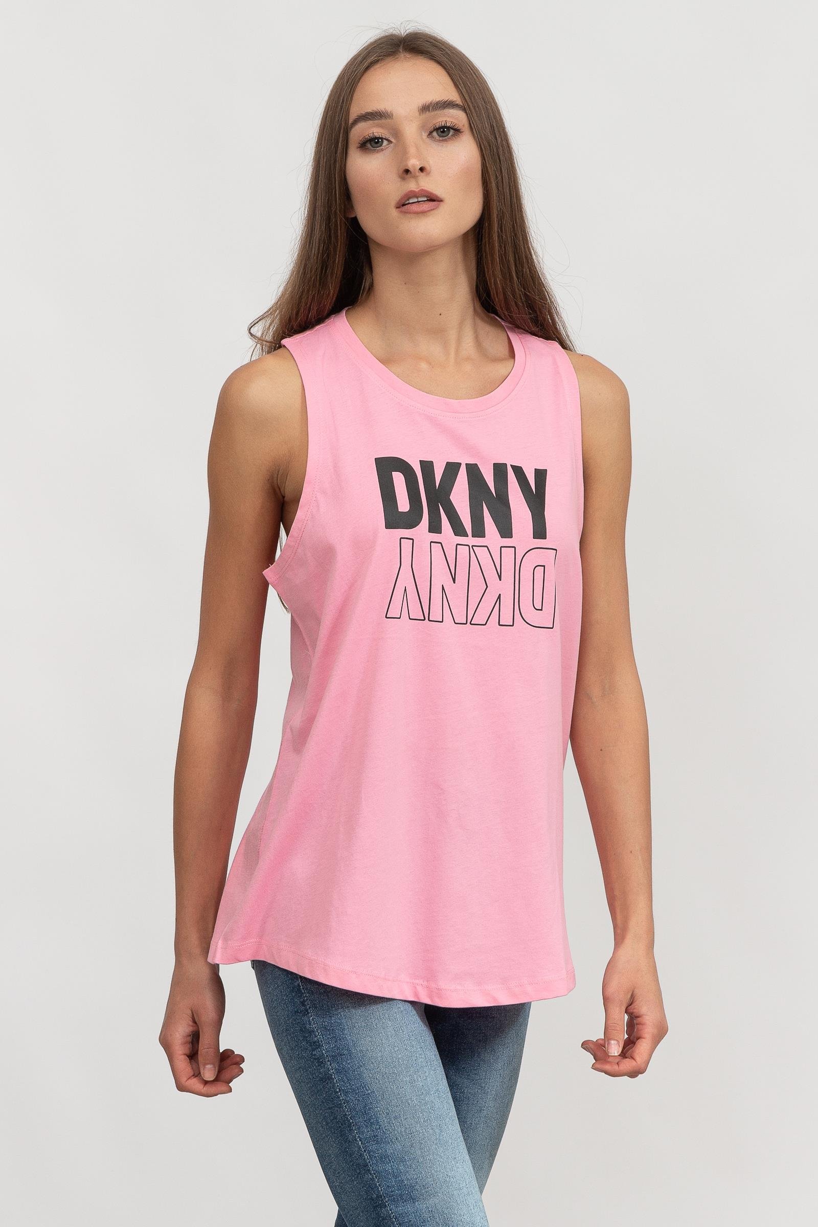 DKNY Reflect Logo Kadın Kolsuz T-Shirt