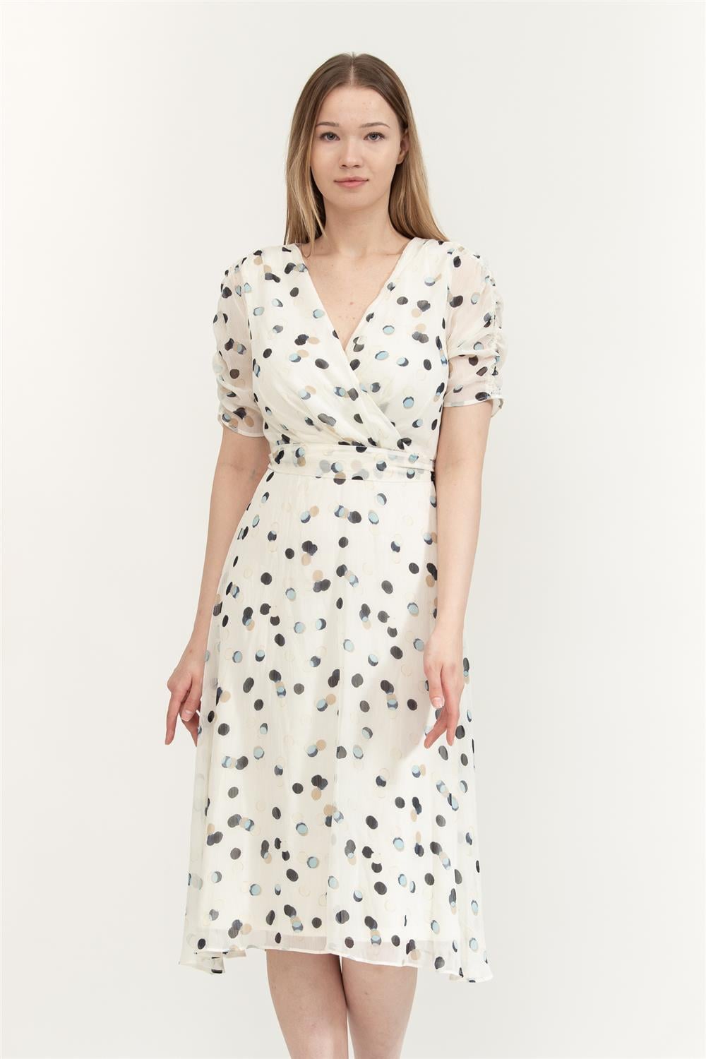 DKNY Ruched Kadın Elbise