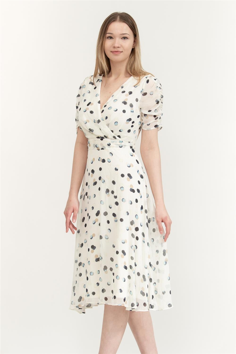 DKNY Ruched Kadın Elbise