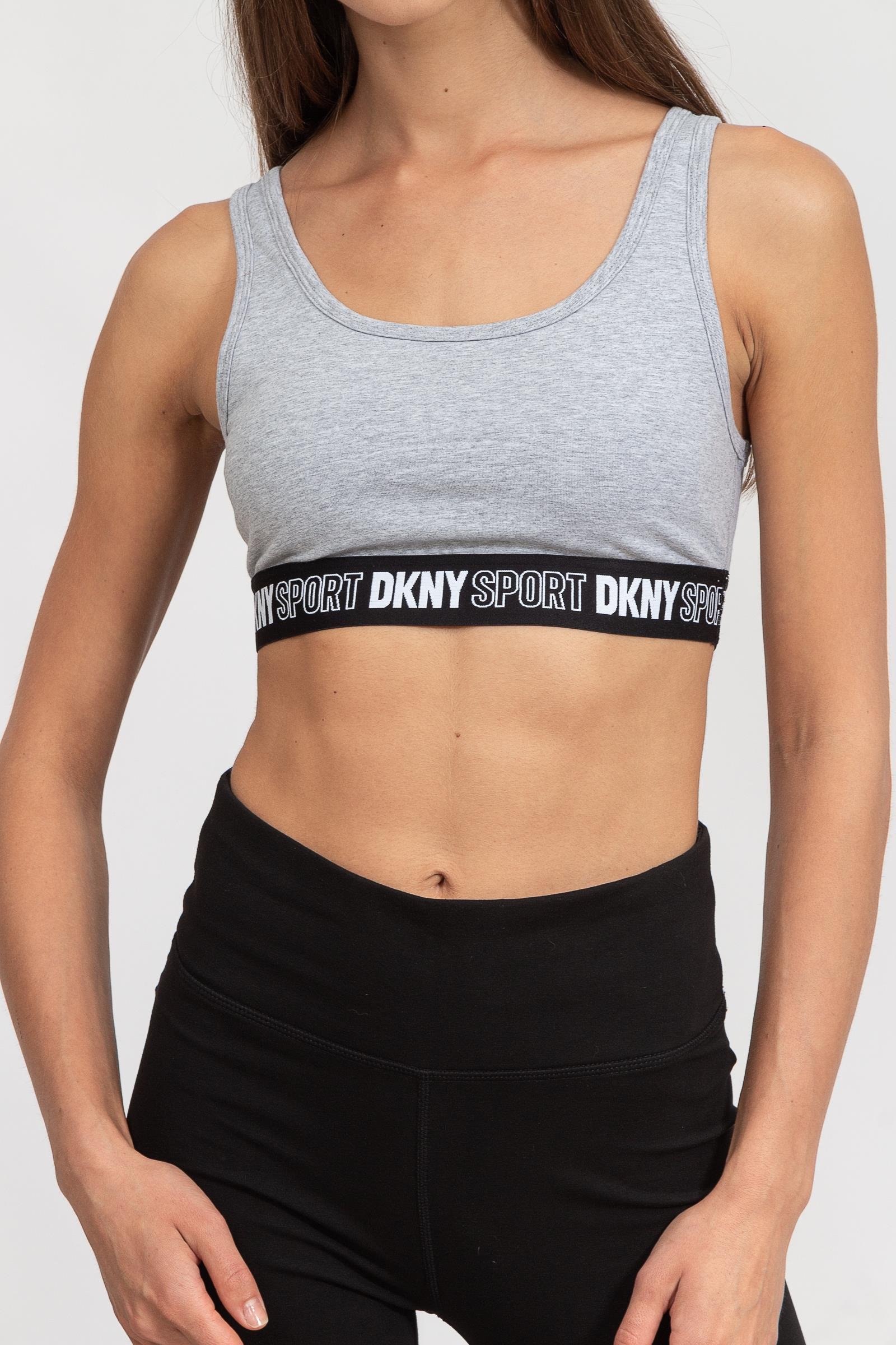 DKNY Sport Outline Logo Kadın Sporcu Sütyen