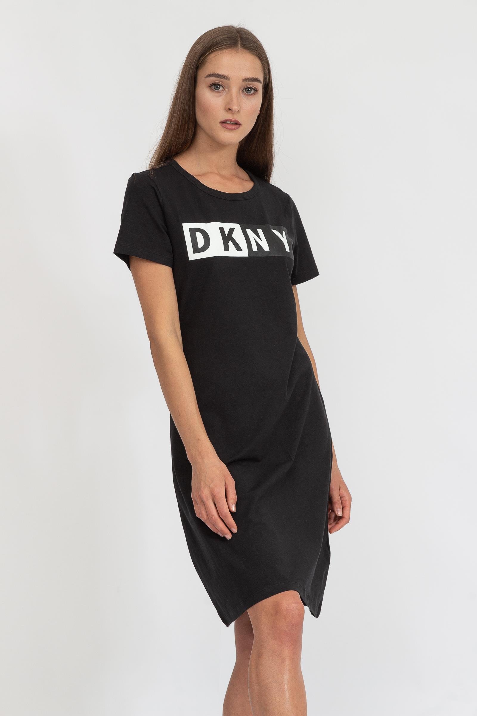 DKNY Two Tone Logo Kadın Elbise