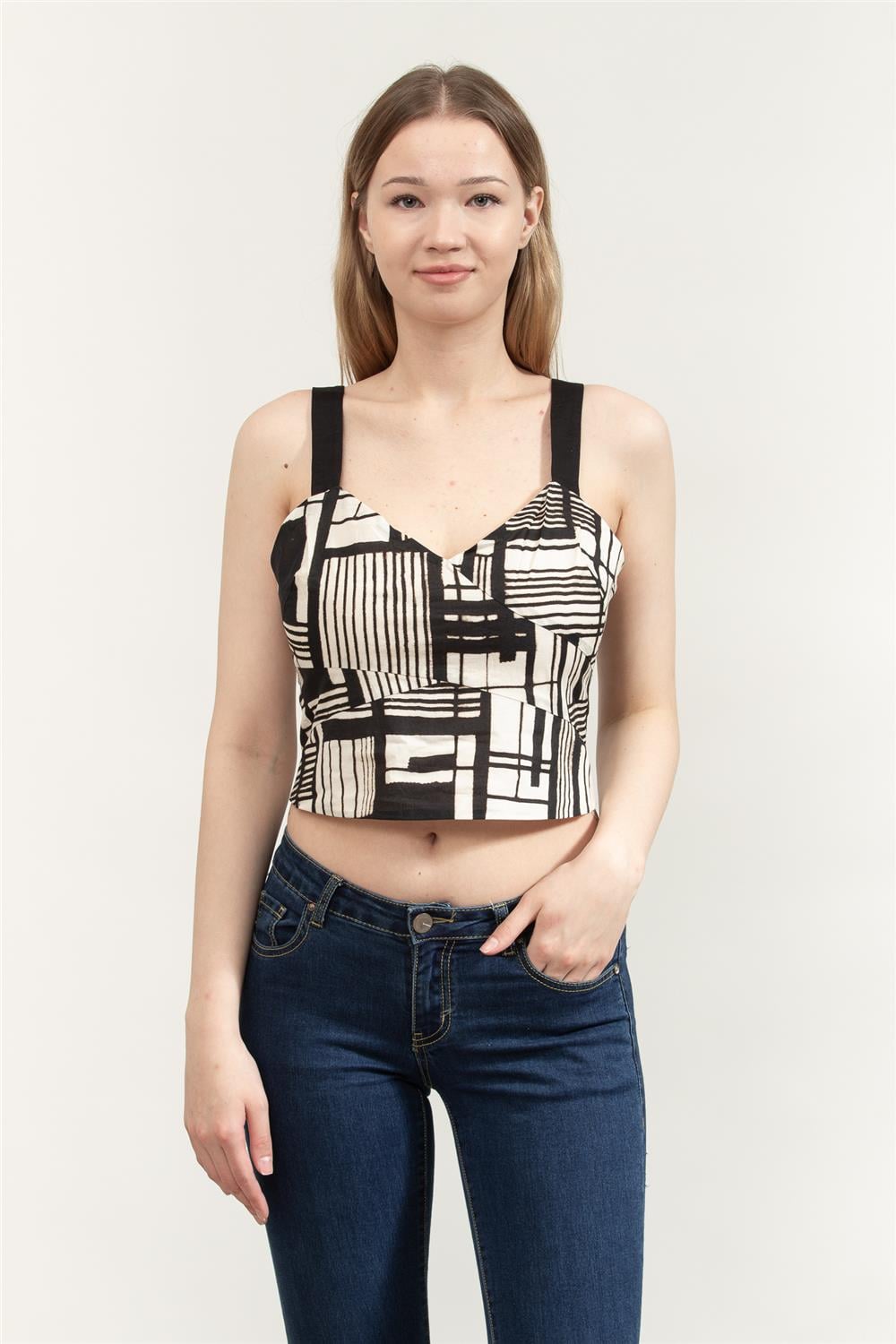 DKNY Voile Kadın Crop