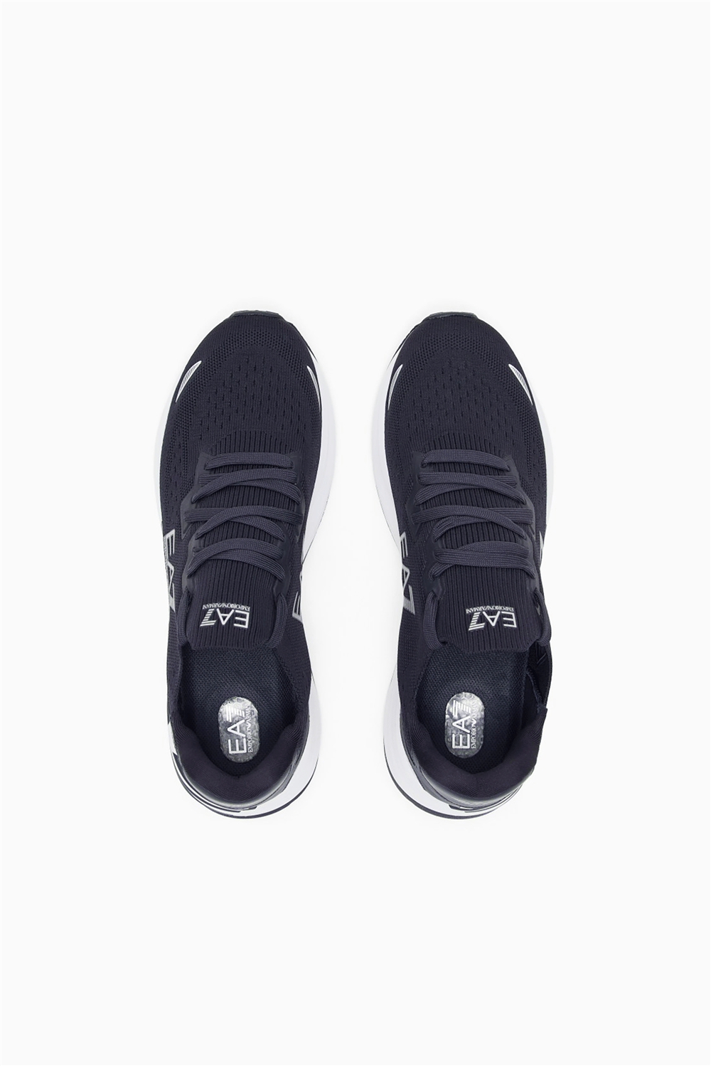 EA7 Black And White 10Th Anniversary Sneakers