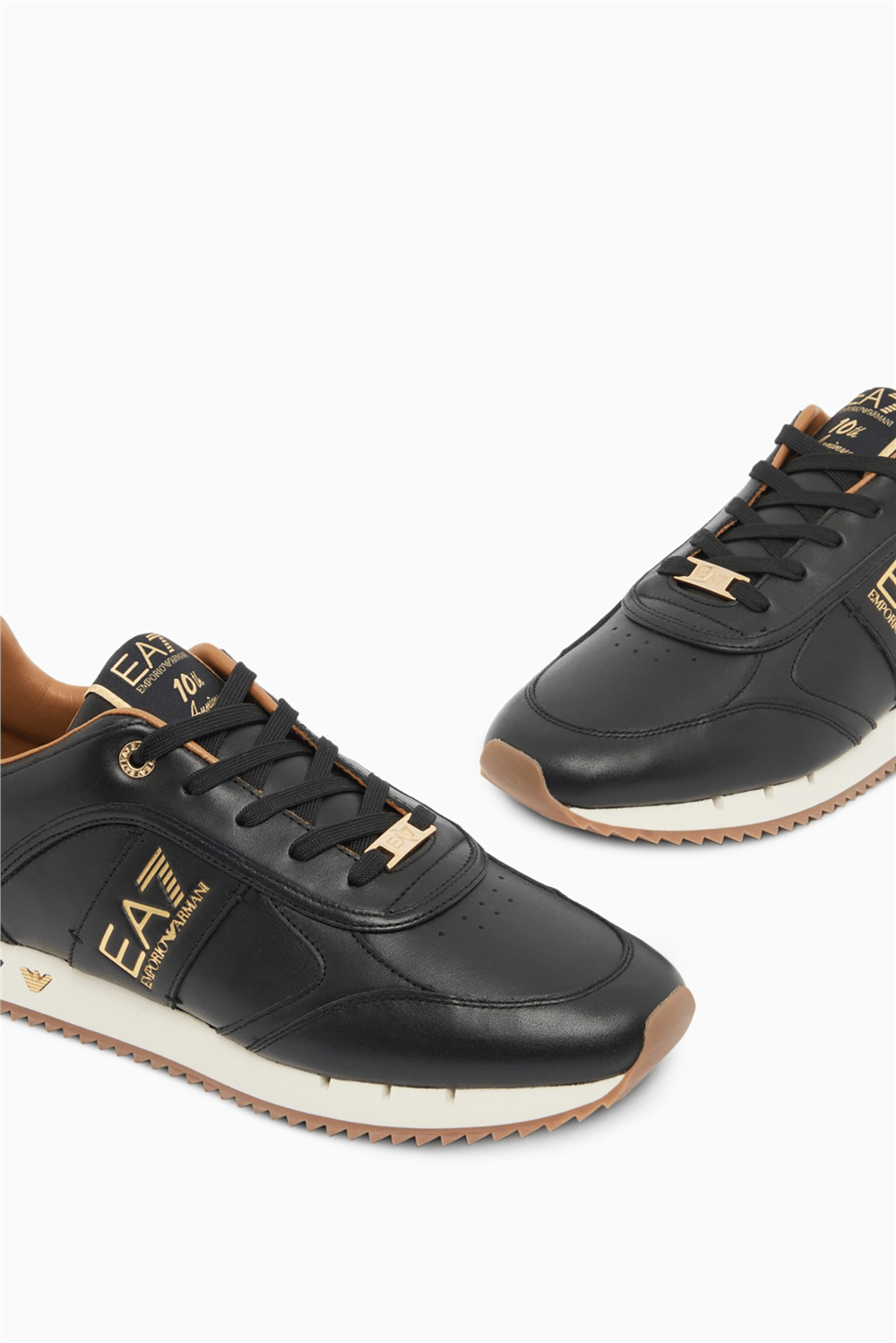 EA7 Black And White 10Th Anniversary Sneakers