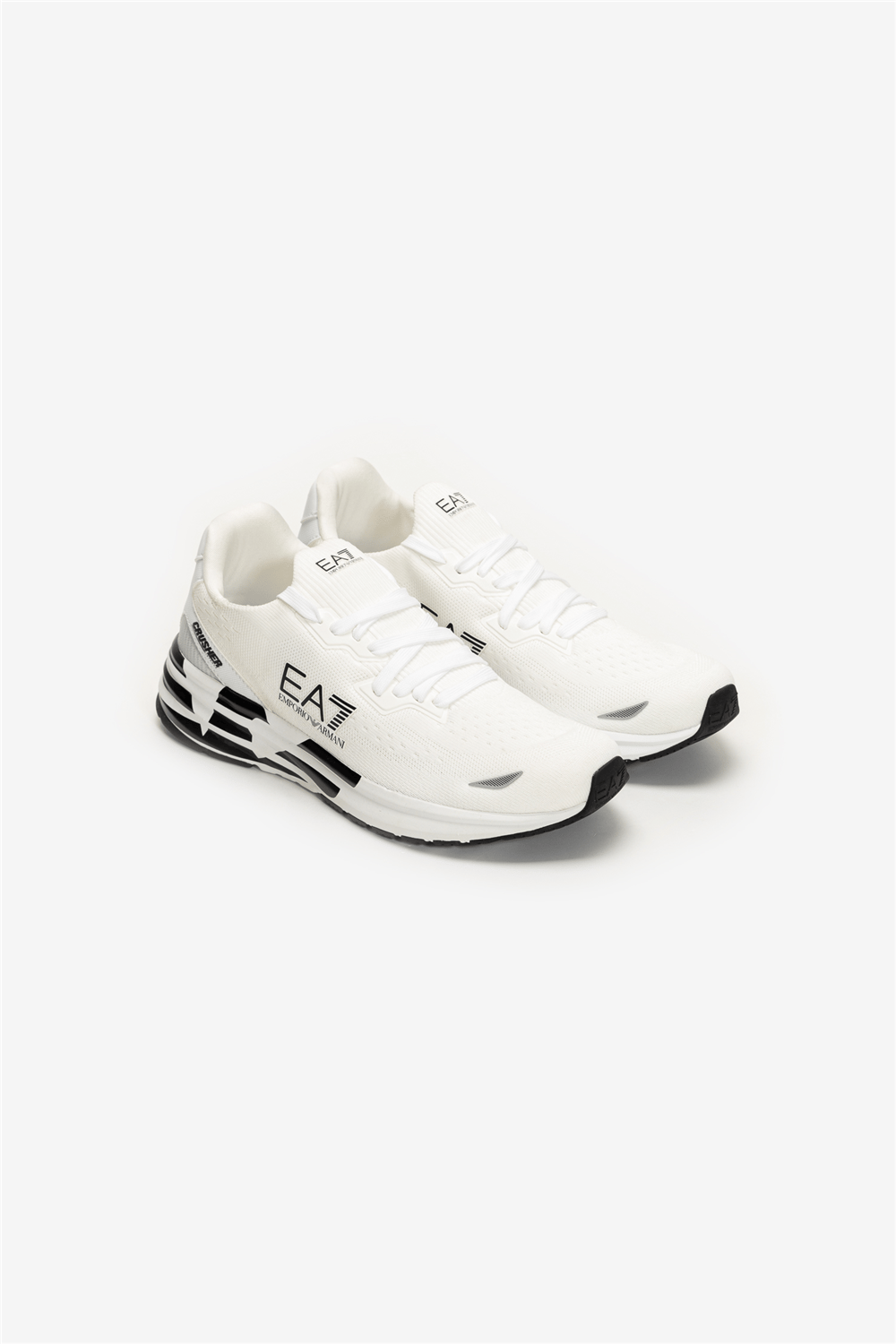EA7 Black And White 10Th Anniversary Sneakers