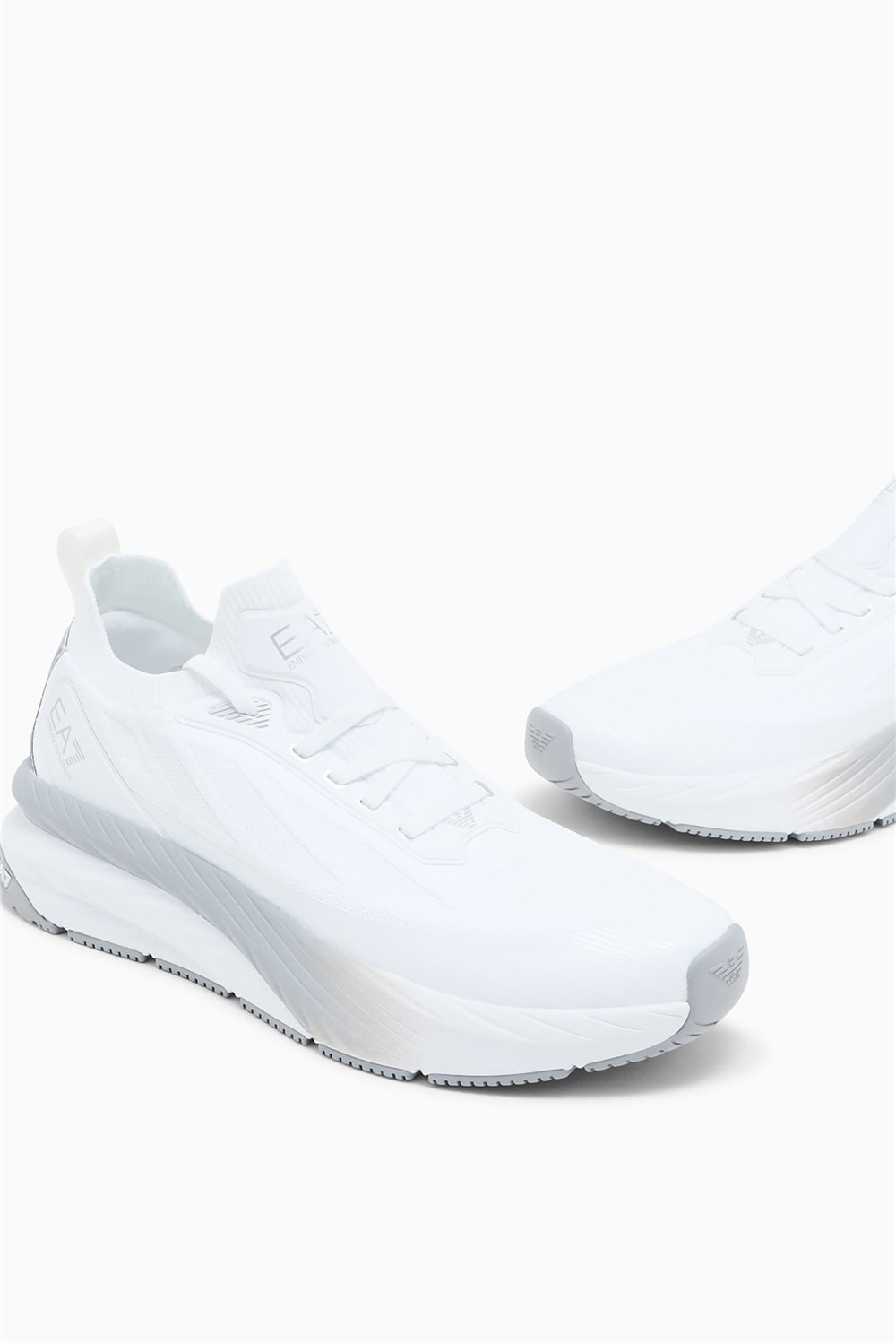 EA7 Black And White 10Th Anniversary Sneakers