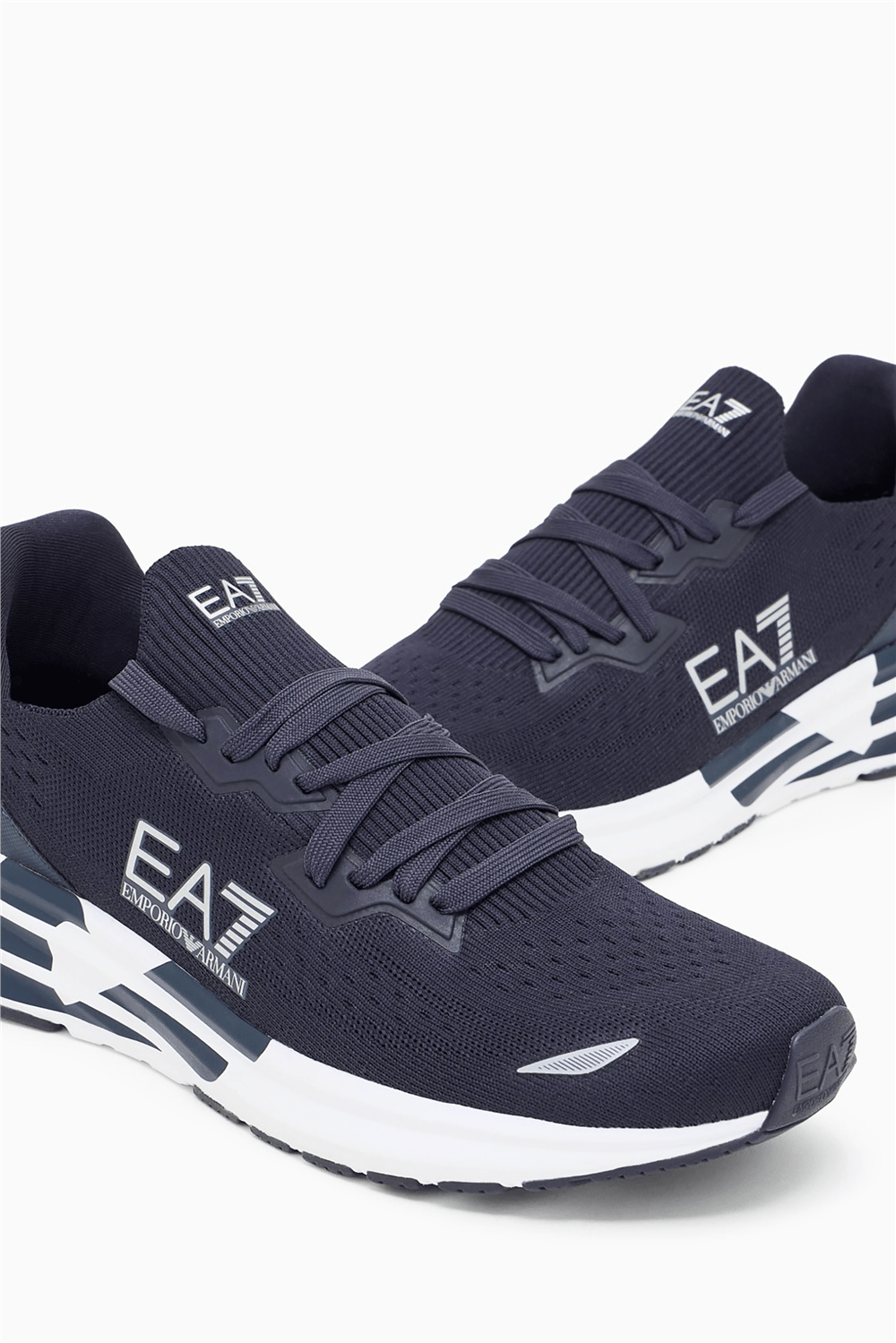 EA7 Black And White 10Th Anniversary Sneakers
