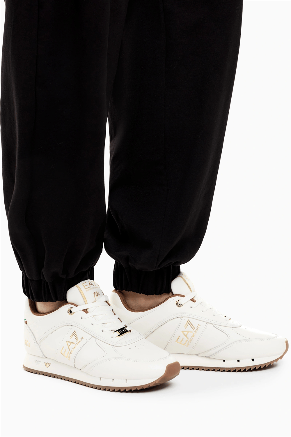 EA7 Black And White 10Th Anniversary Sneakers Çok Renkli