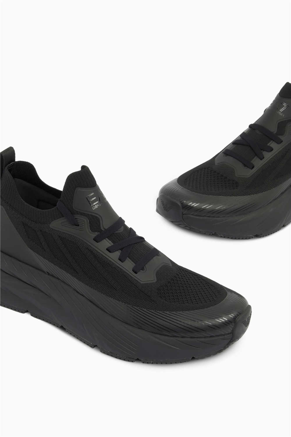 EA7 Black And White 10Th Anniversary Sneakers