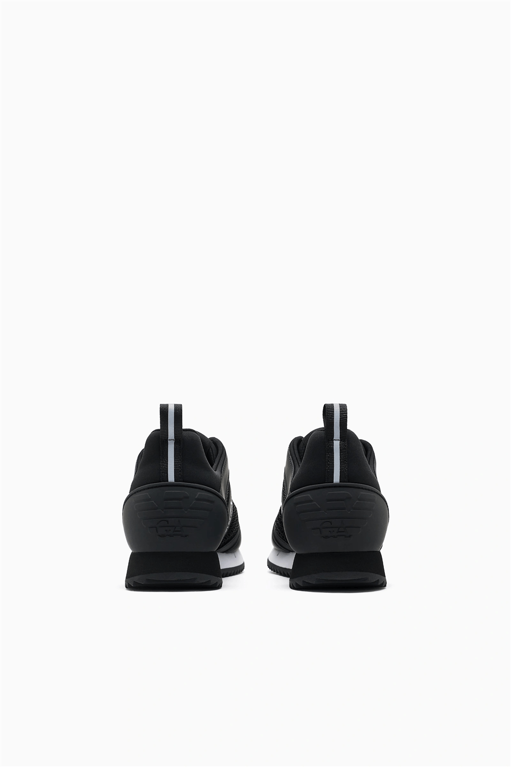 EA7 Black And White 10Th Anniversary Sneakers Siyah