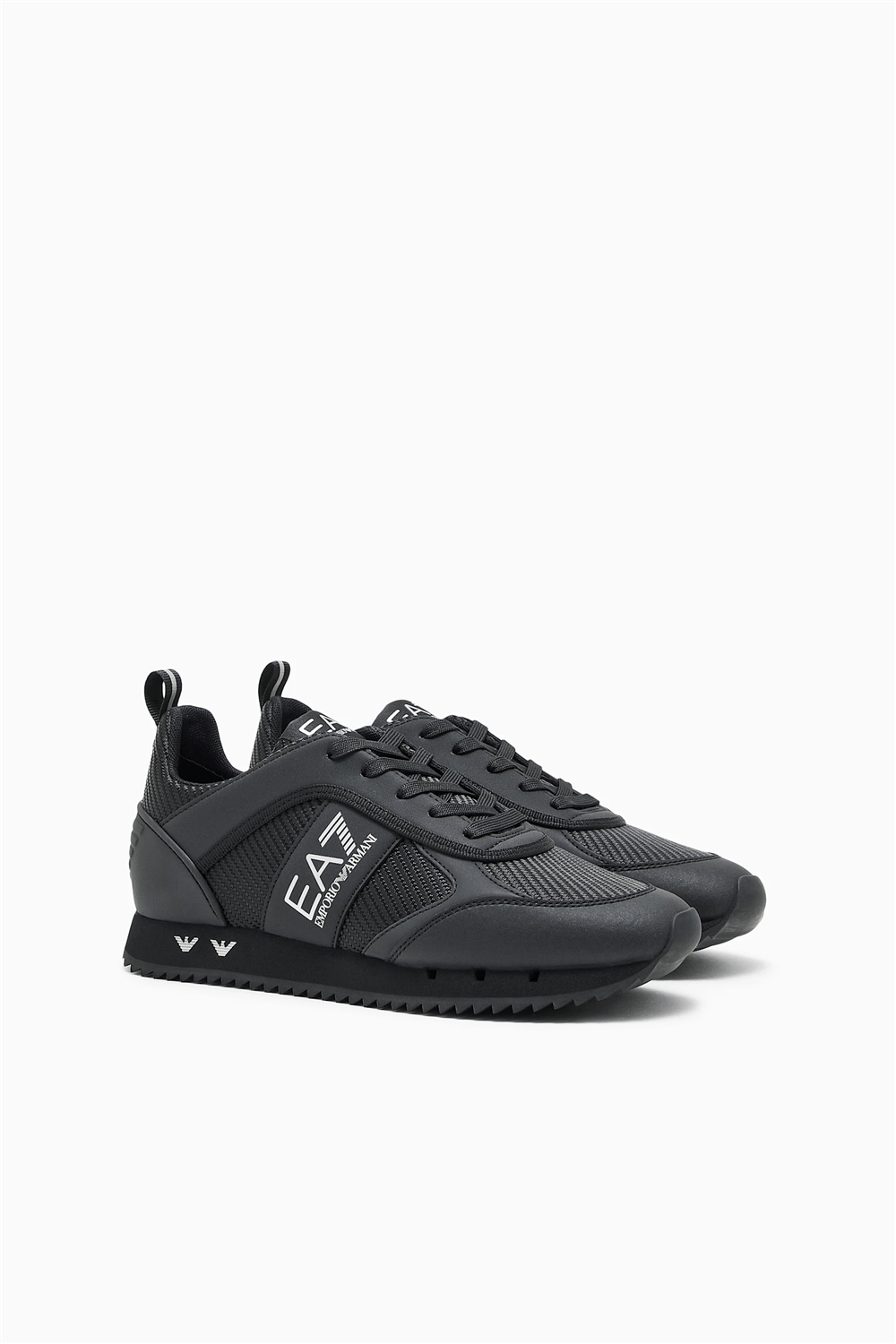 EA7 Black And White 10Th Anniversary Sneakers Çok Renkli