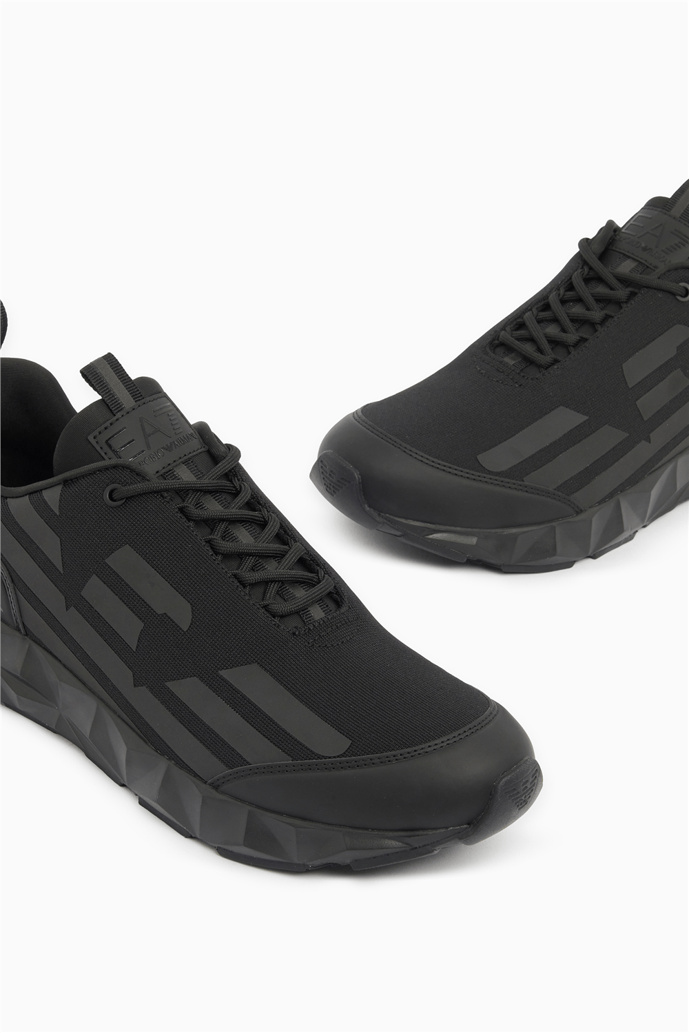 EA7 Black And White 10Th Anniversary Sneakers