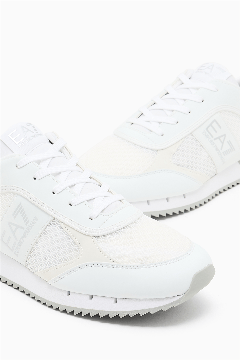 EA7 Black And White 10Th Anniversary Sneakers