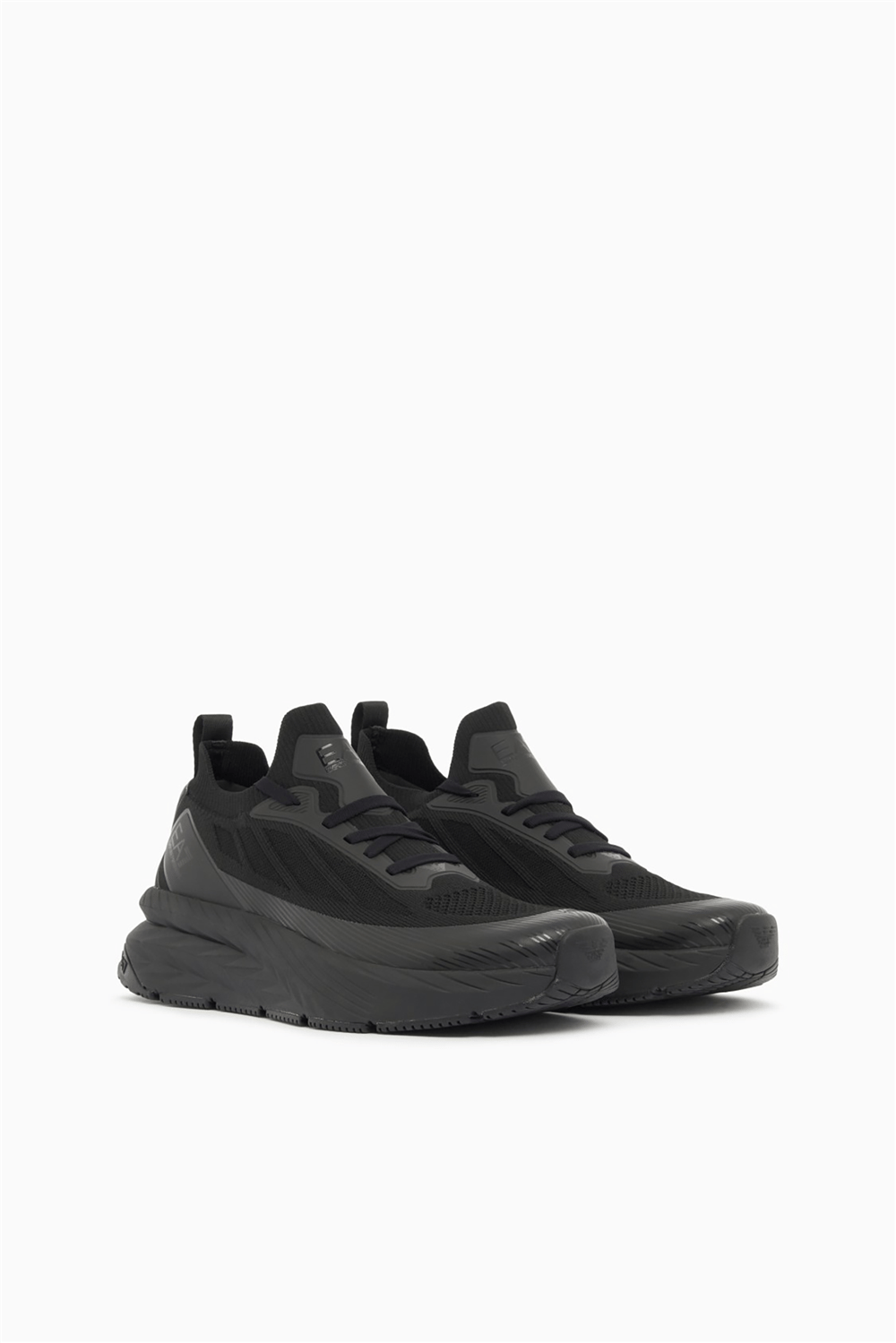 EA7 Black And White 10Th Anniversary Sneakers