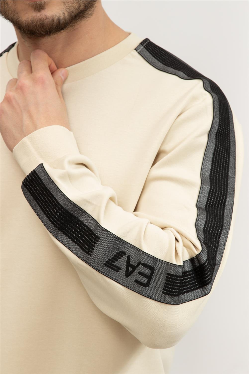 EA7 Erkek Bisiklet Yaka Sweatshirt