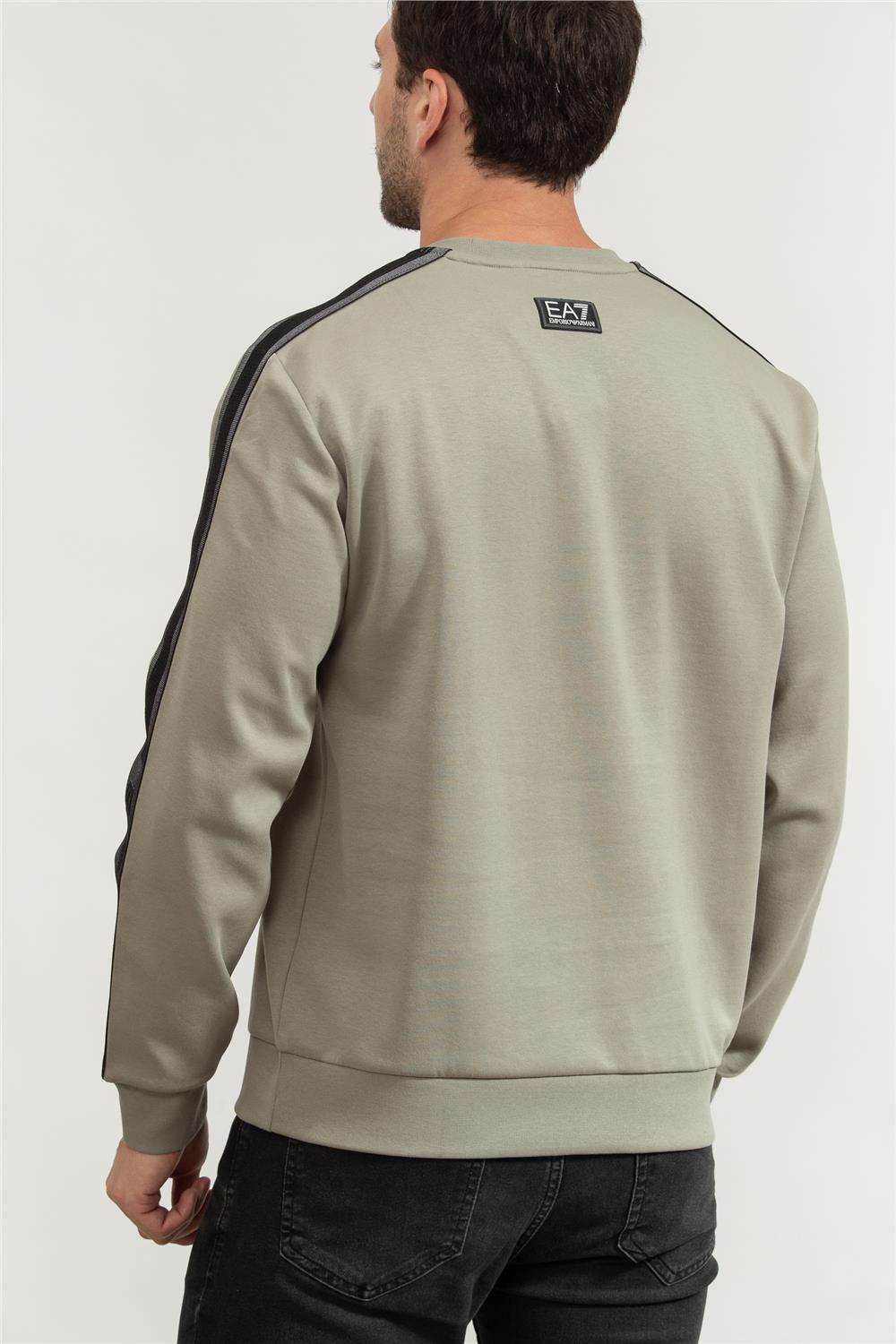 EA7 Erkek Bisiklet Yaka Sweatshirt
