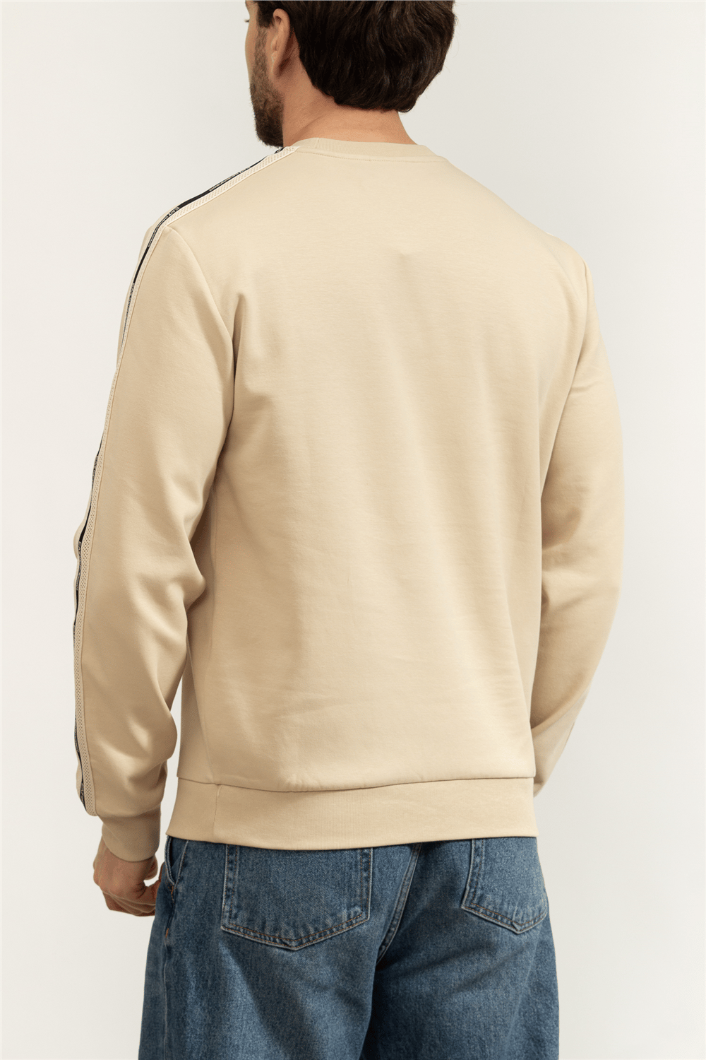 EA7 Erkek Bisiklet Yaka Sweatshirt