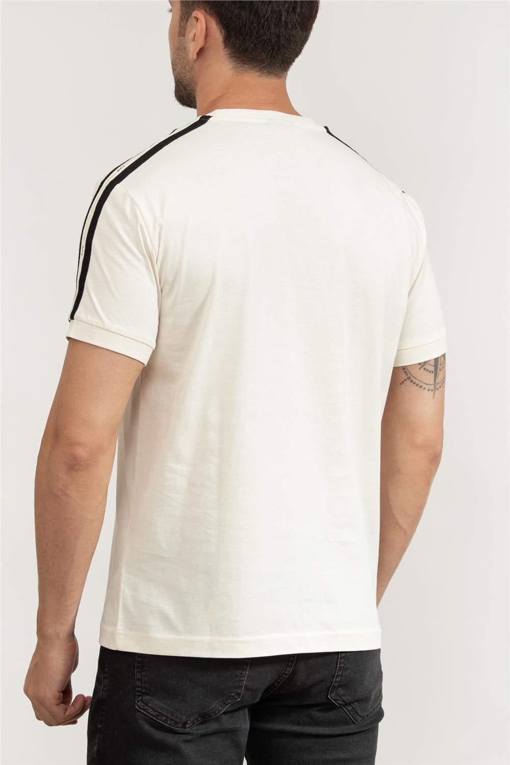 EA7 Erkek Bisiklet Yaka T-Shirt