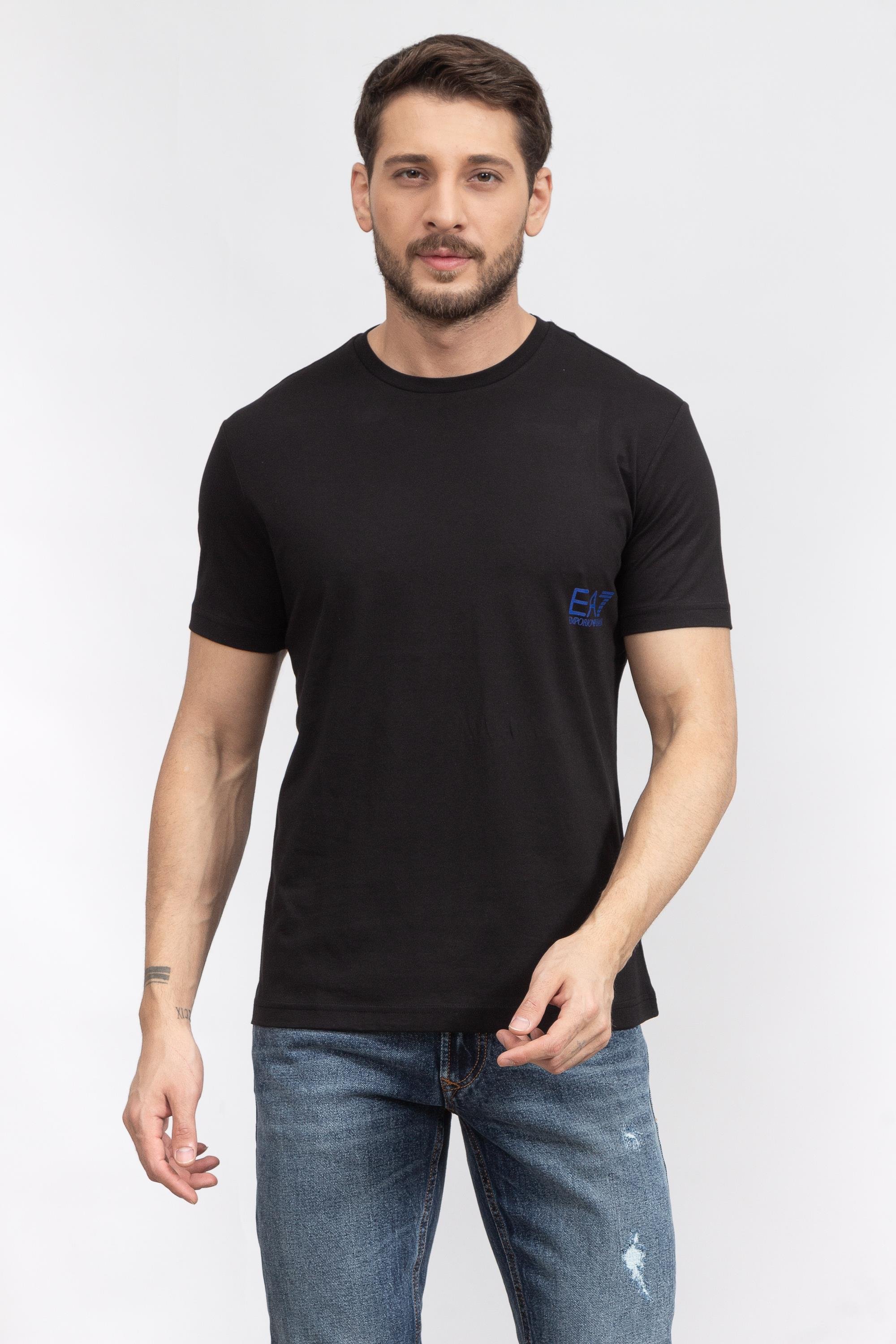 EA7 Erkek Bisiklet Yaka T-Shirt