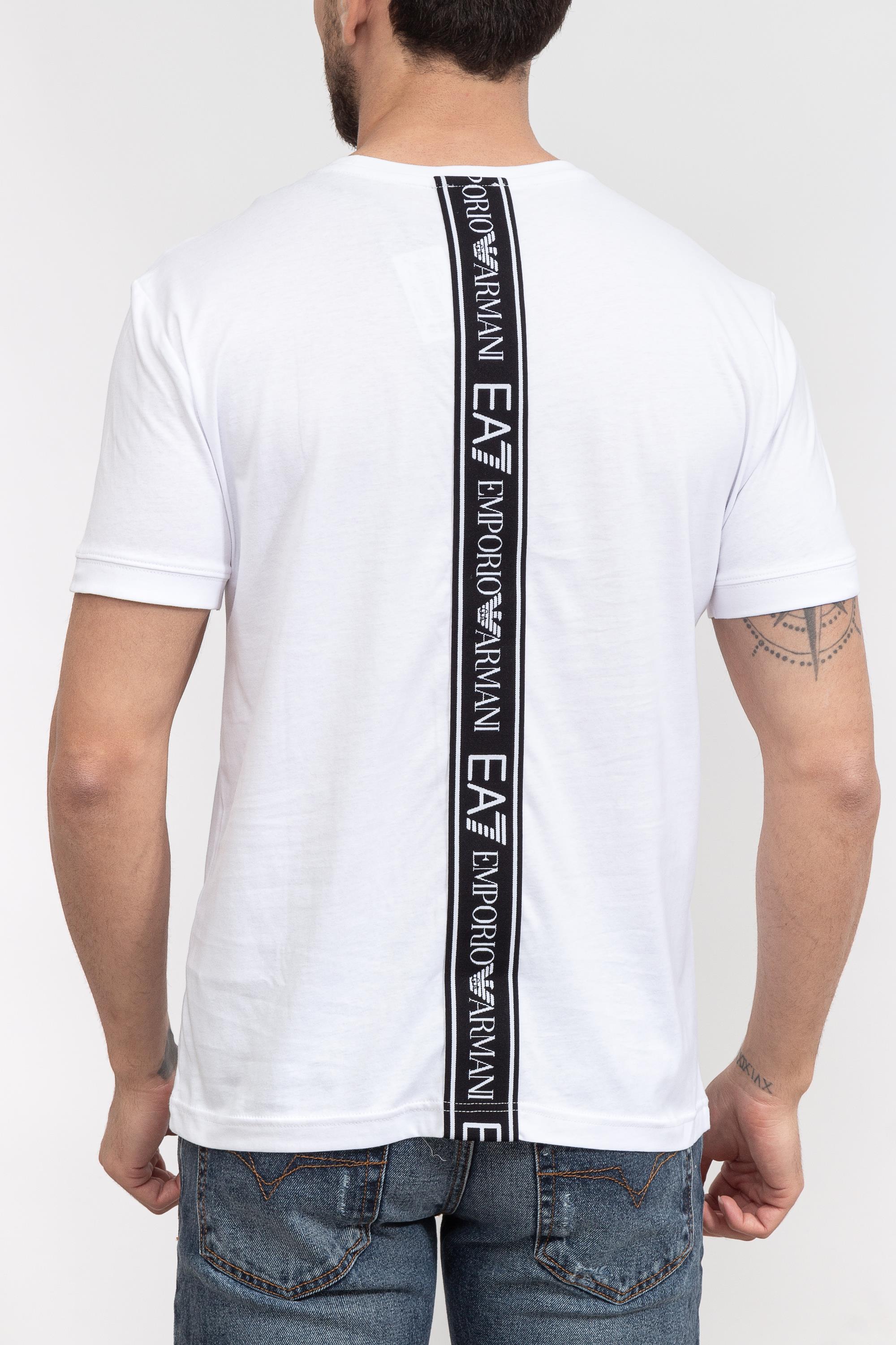 EA7 Erkek Bisiklet Yaka T-Shirt
