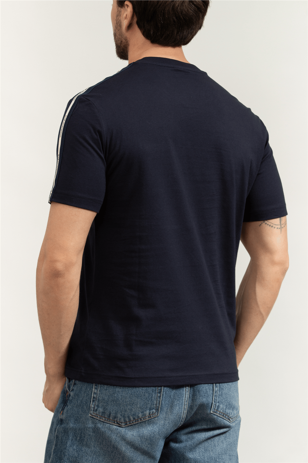 EA7 Erkek Bisiklet Yaka T-Shirt