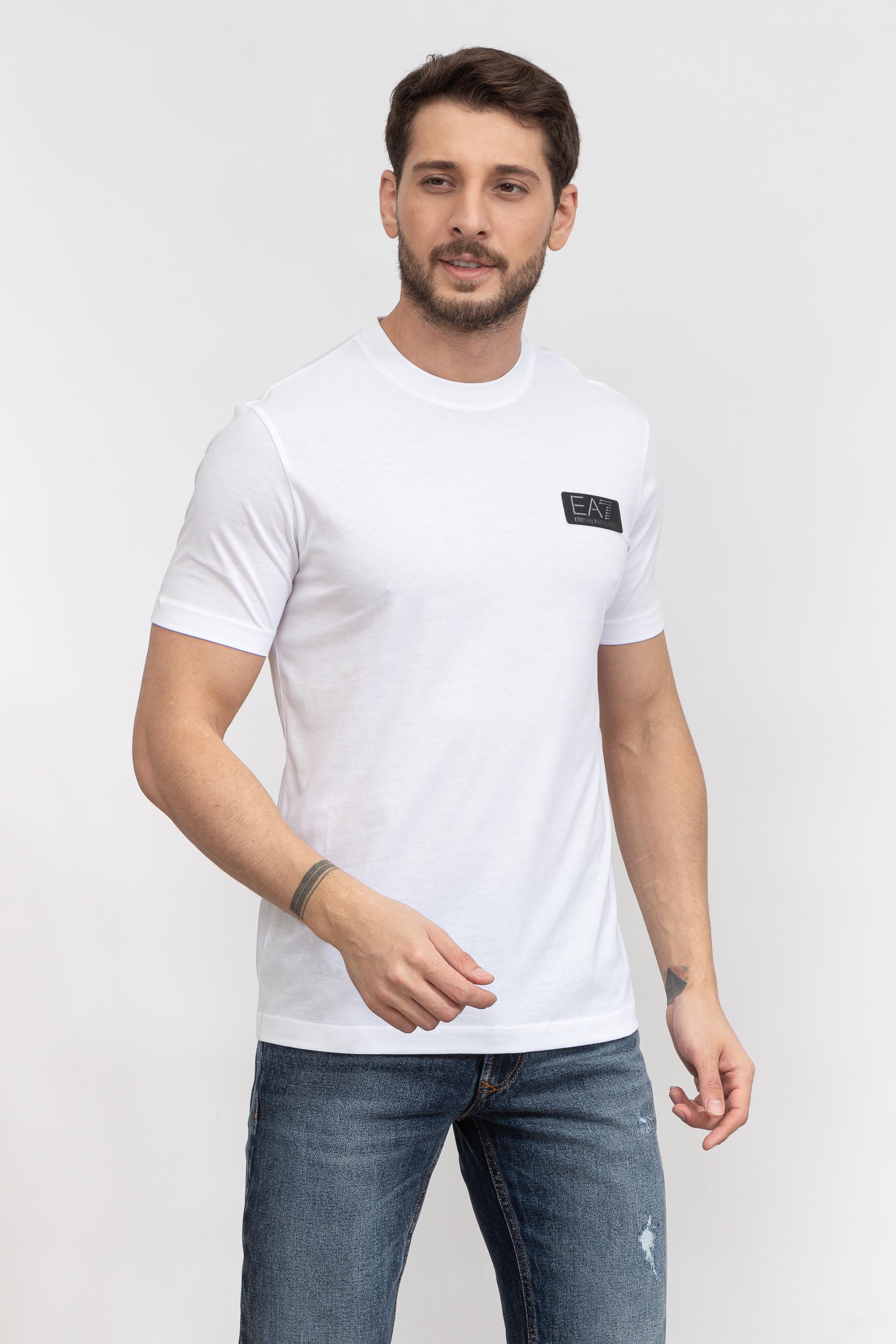 EA7 Erkek Bisiklet Yaka T-Shirt