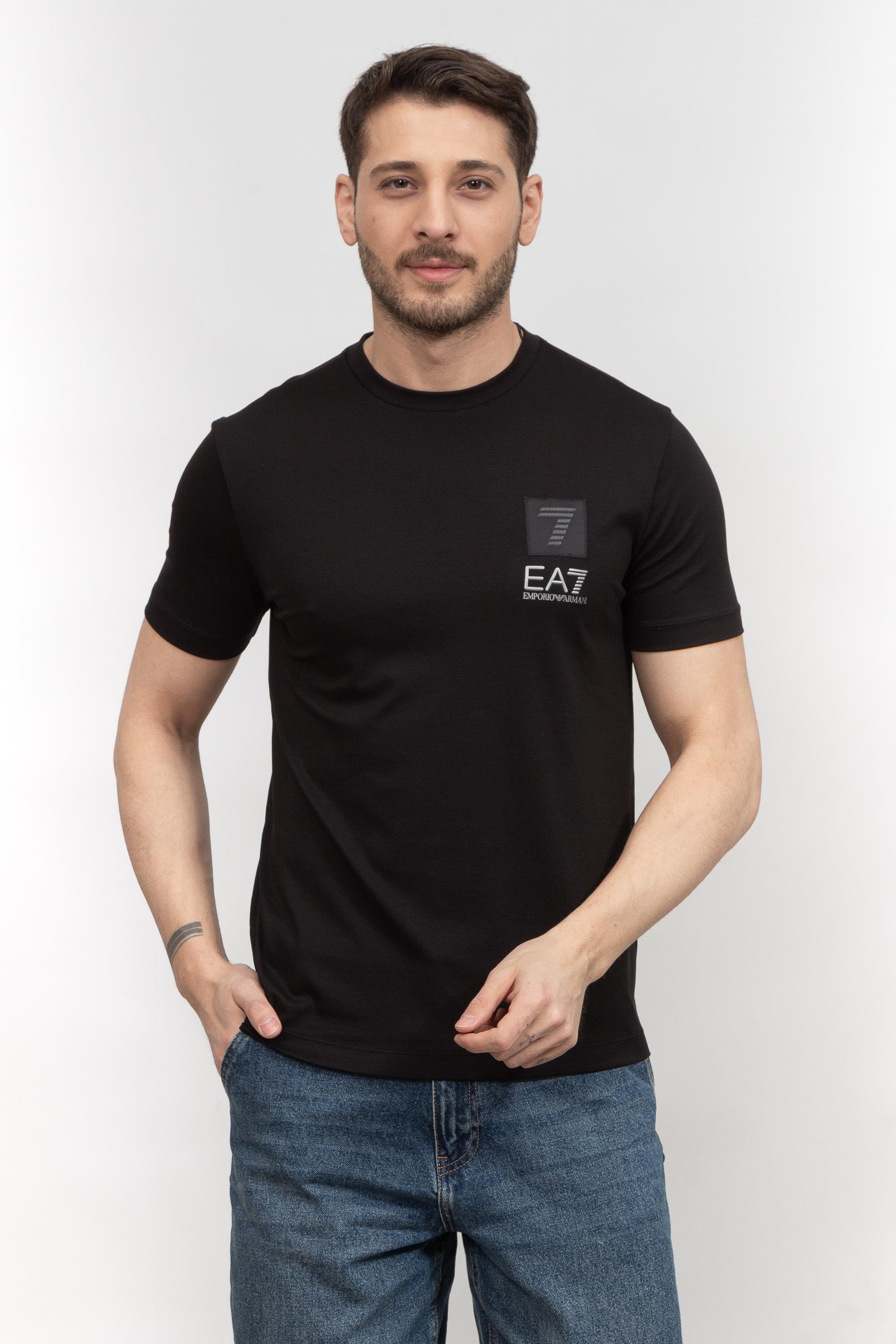 EA7 Erkek Bisiklet Yaka T-Shirt