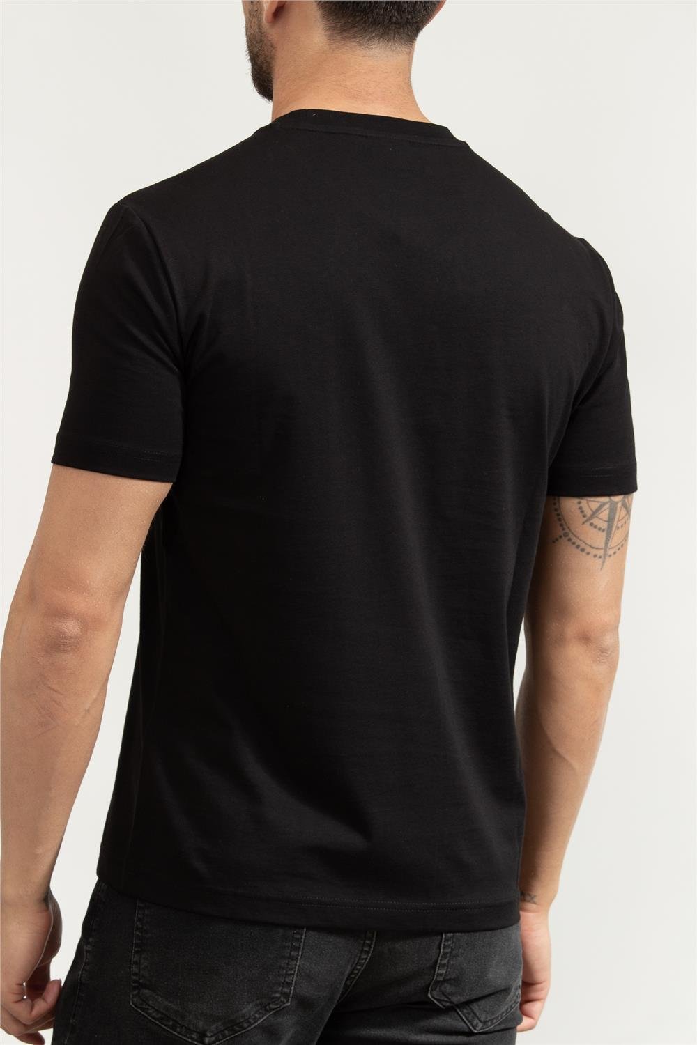 EA7 Erkek Bisiklet Yaka T-Shirt