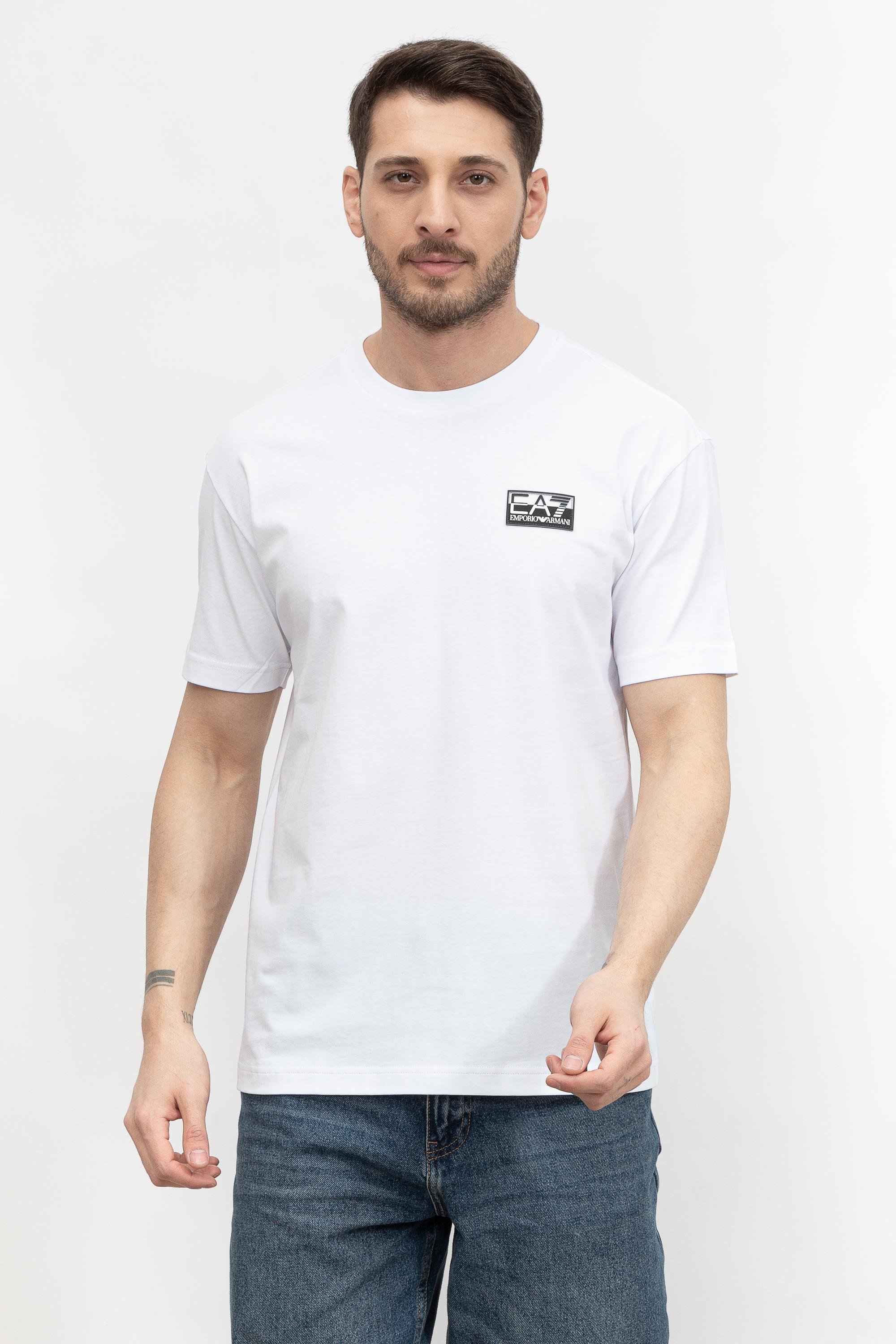 EA7 Erkek Bisiklet Yaka T-Shirt