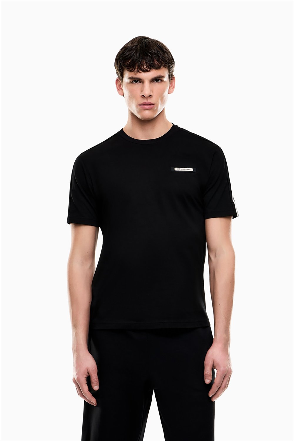 EA7 Erkek Bisiklet Yaka T-Shirt