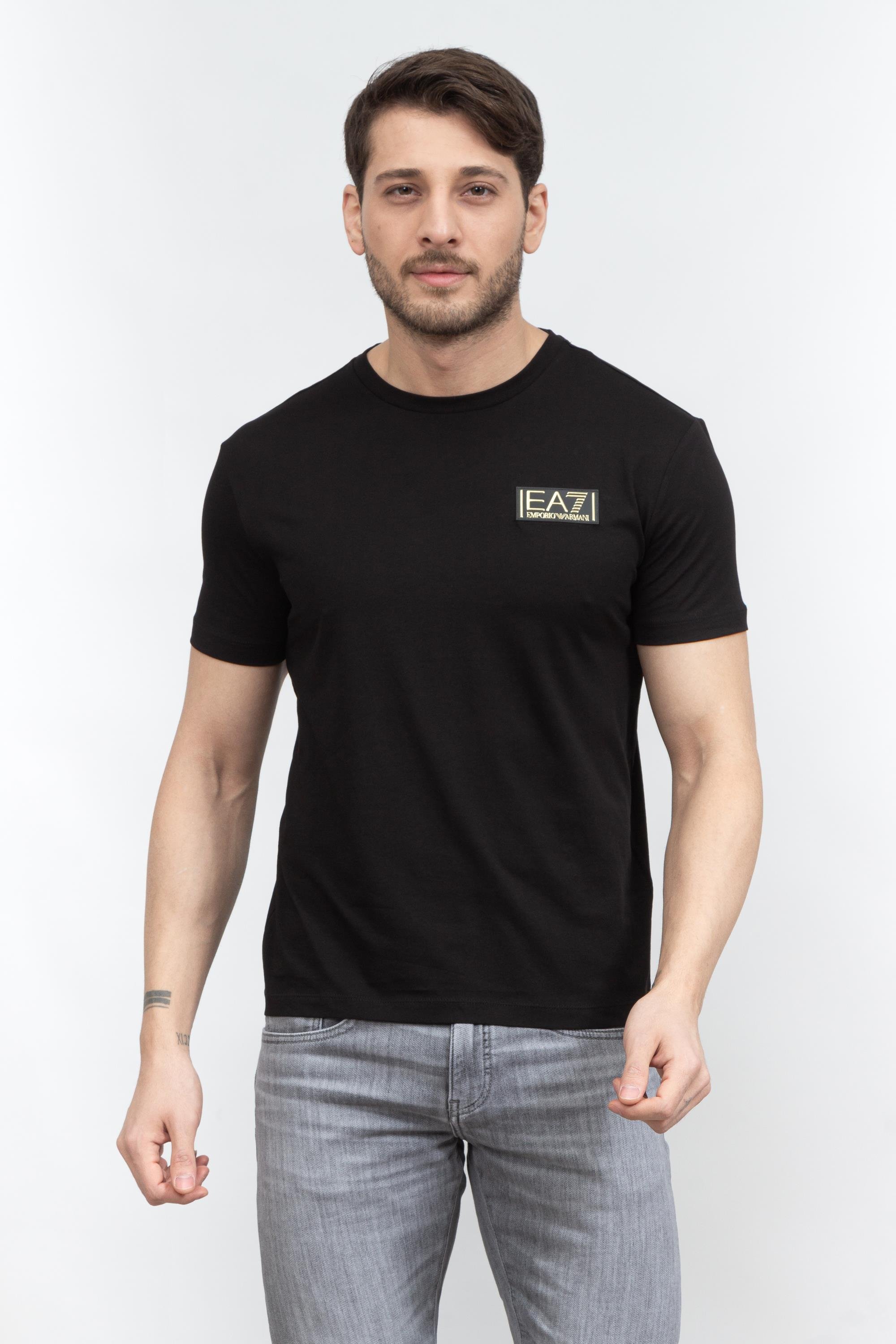 EA7 Erkek Bisiklet Yaka T-Shirt