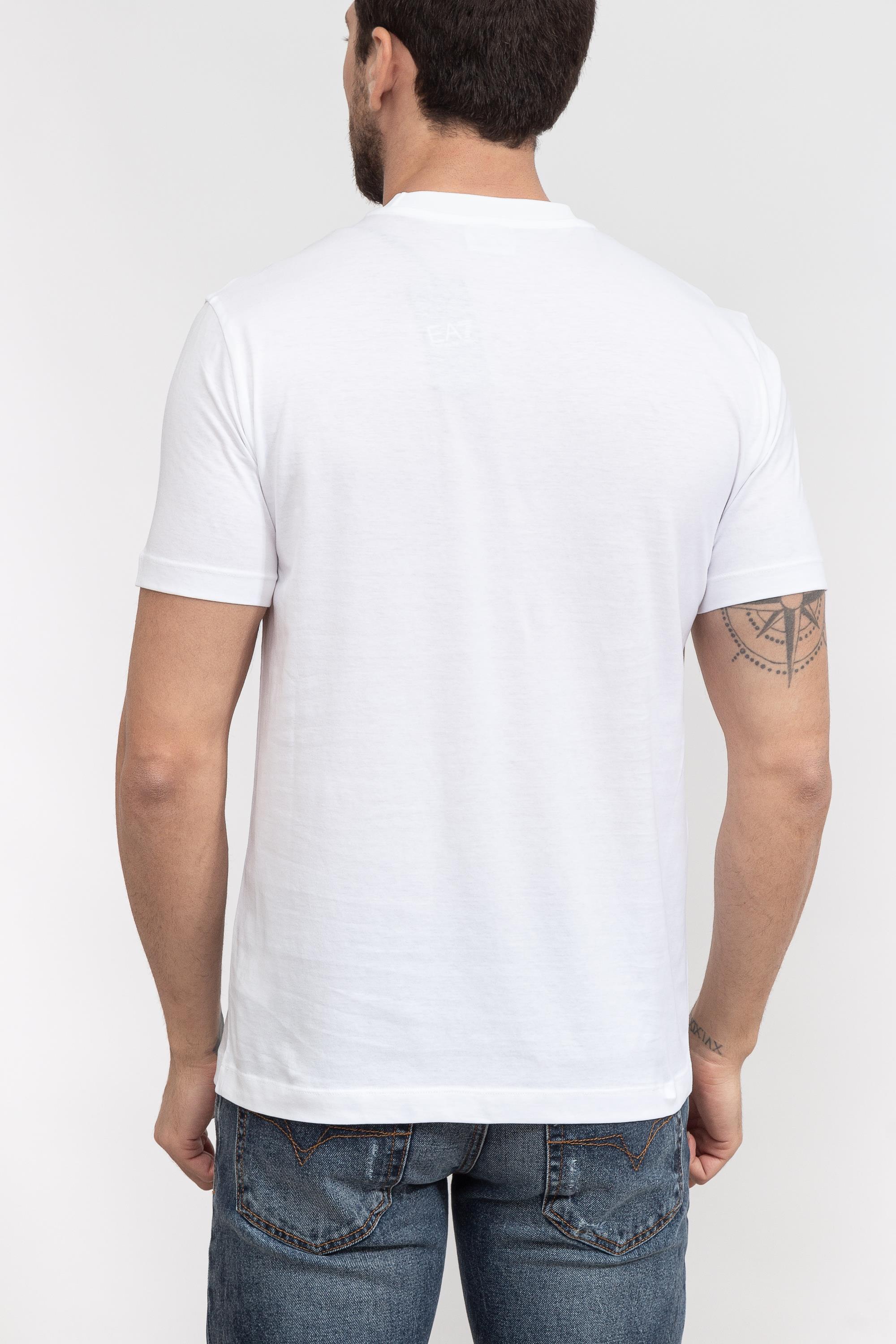 EA7 Erkek Bisiklet Yaka T-Shirt